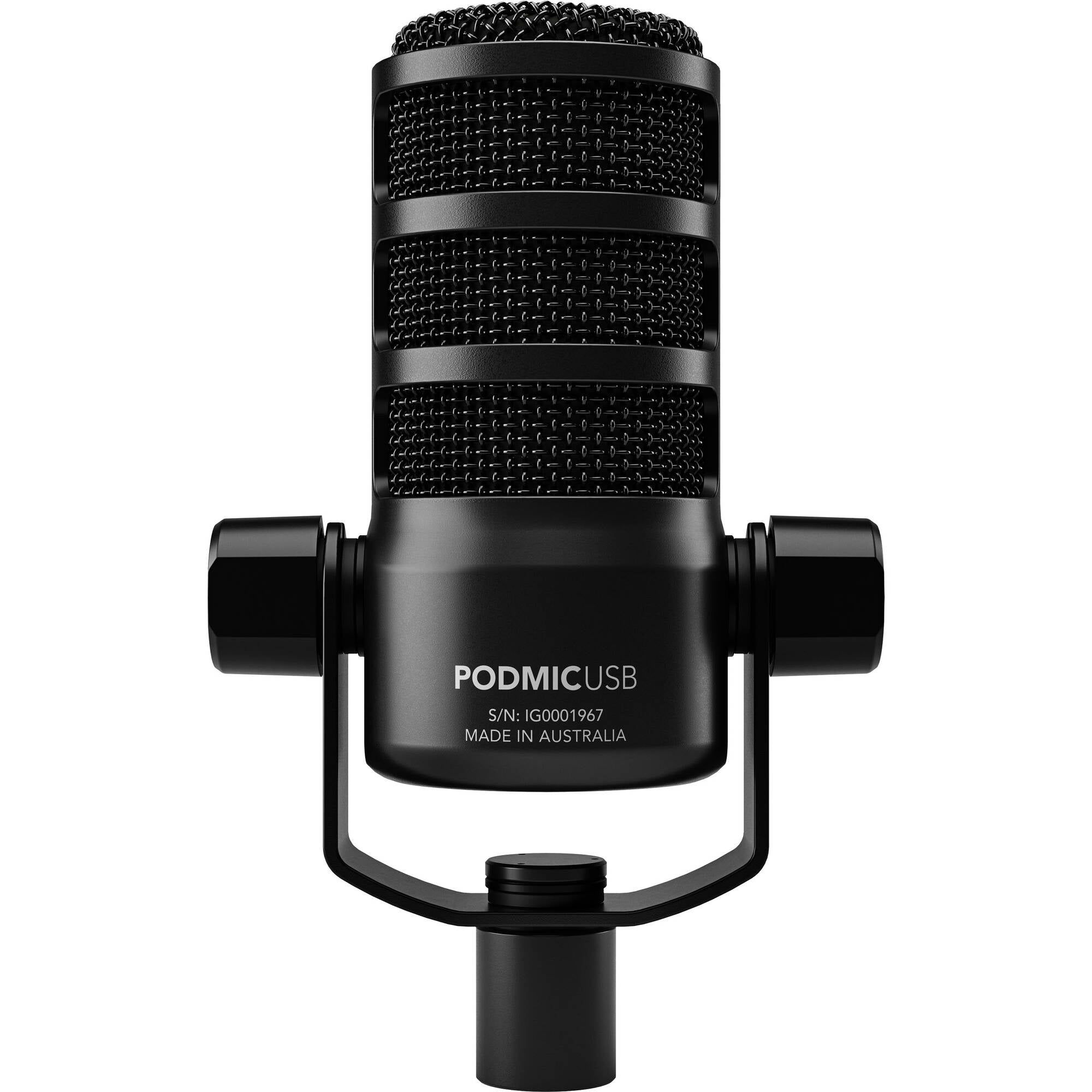 Rode PodMic USB Versatile USB and XLR Dynamic Broadcast Microphone with FREE 20' XLR Cable