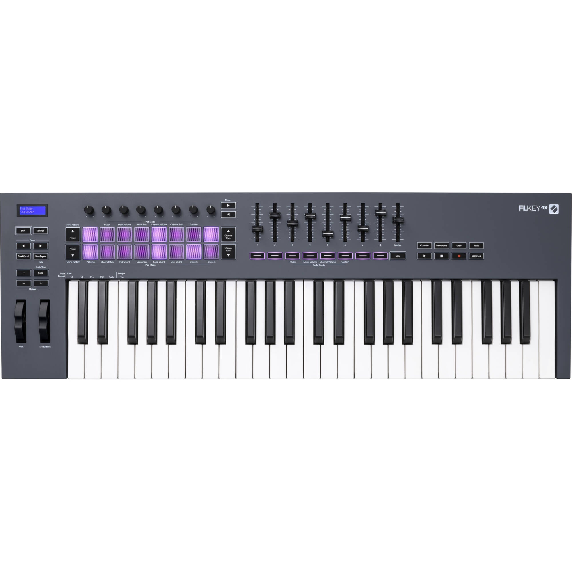 Novation FLkey 49 USB MIDI Keyboard Controller for FL Studio (49-Key)