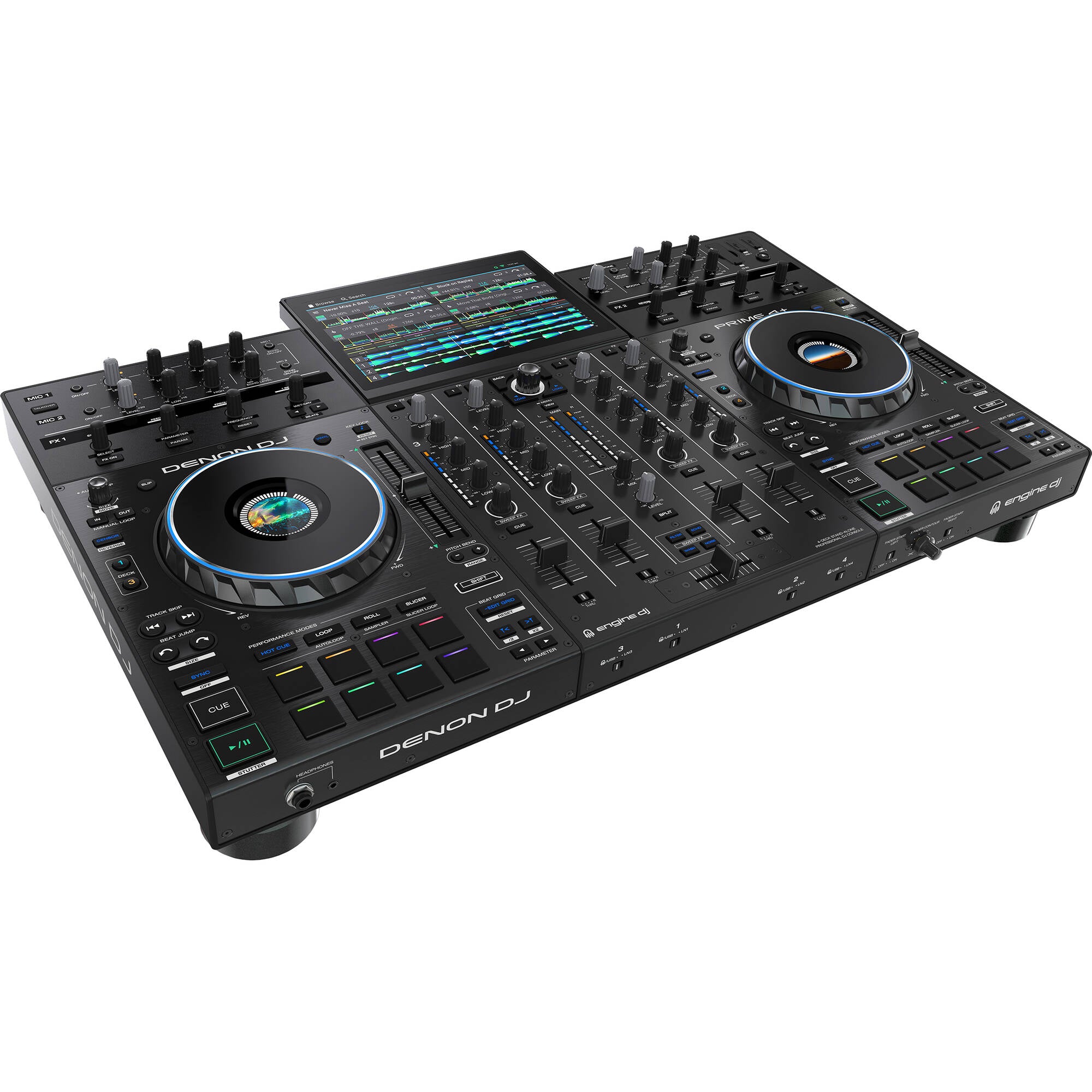 Denon DJ Prime 4+ Standalone 4-Deck DJ Controller