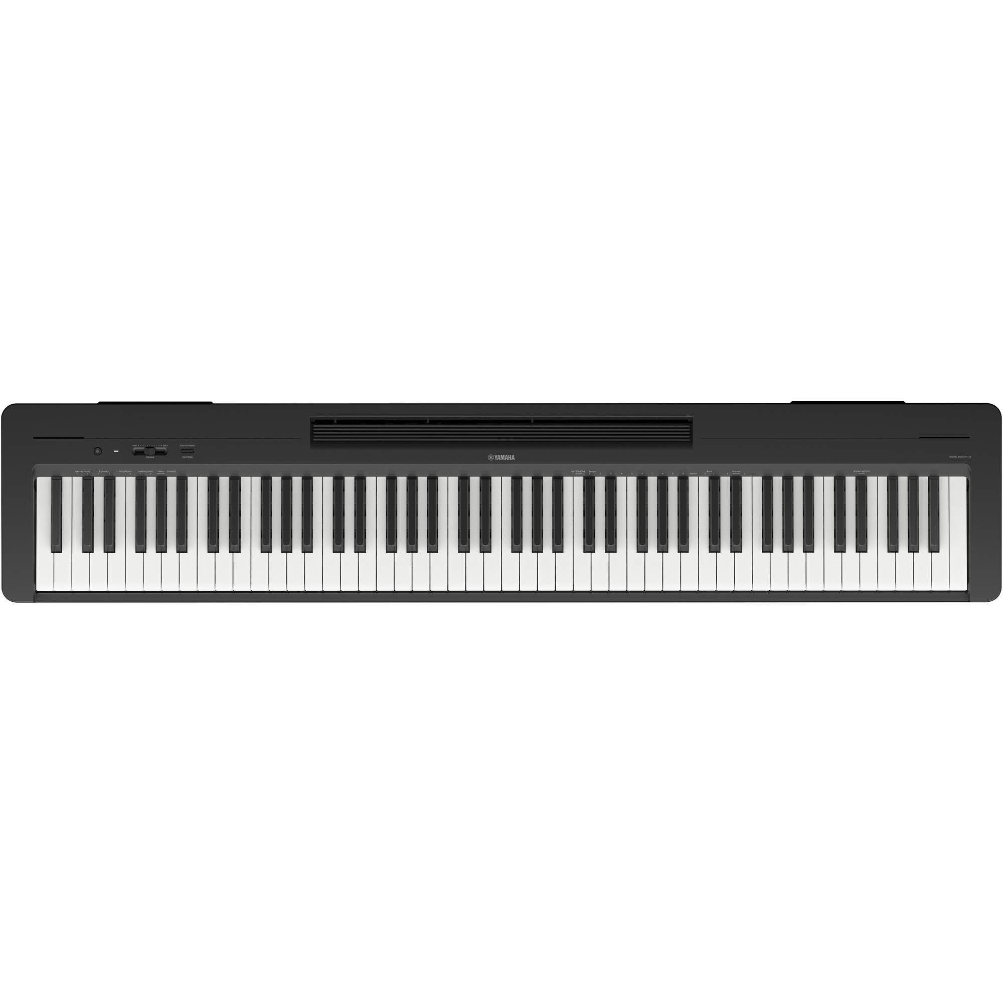 Yamaha P-143 88-Key Portable Digital Piano with Weighted Keys (Black)