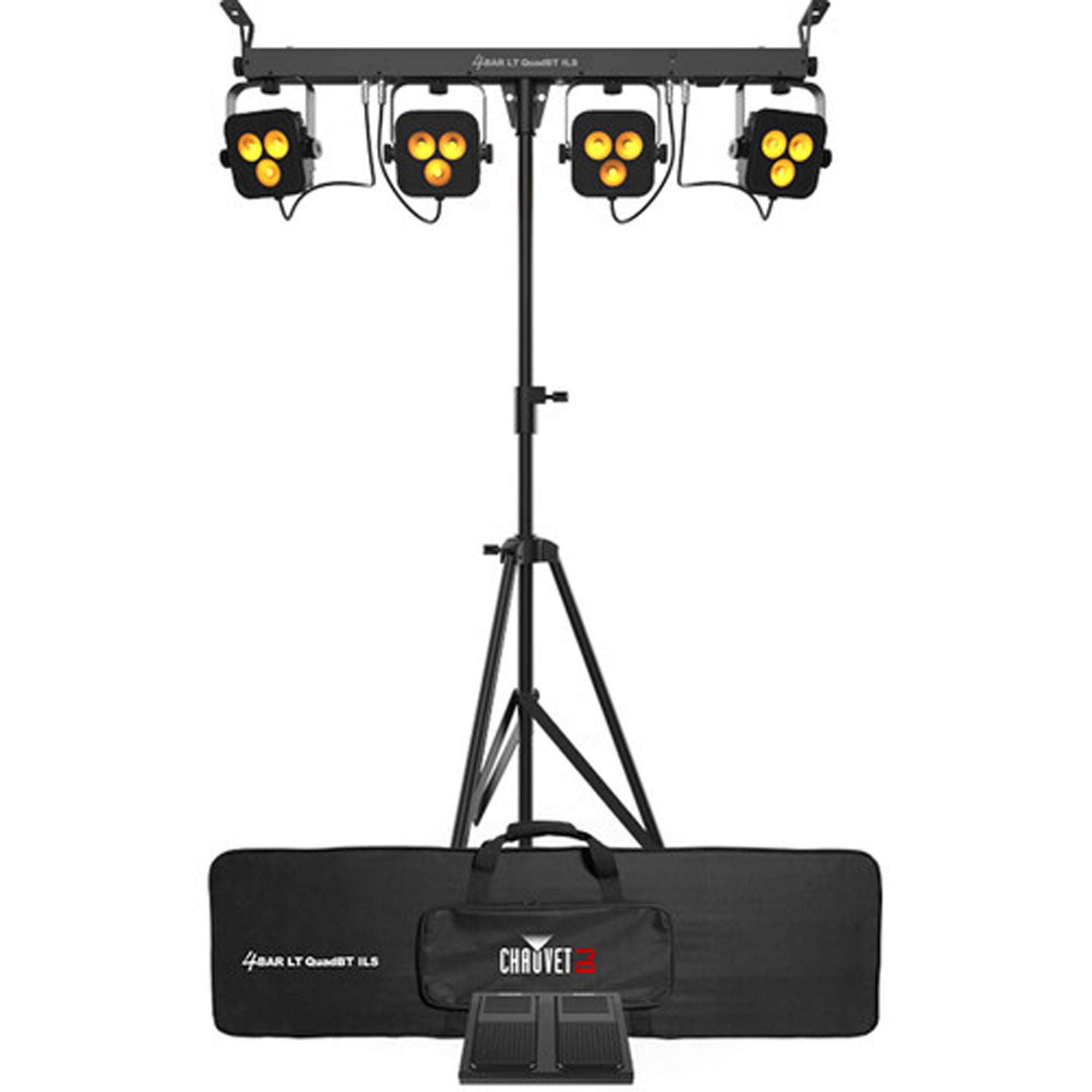 Chauvet DJ 4BAR LT QuadBT ILS All-in-One RGBA 4-Par Wash Light System with Bluetooth