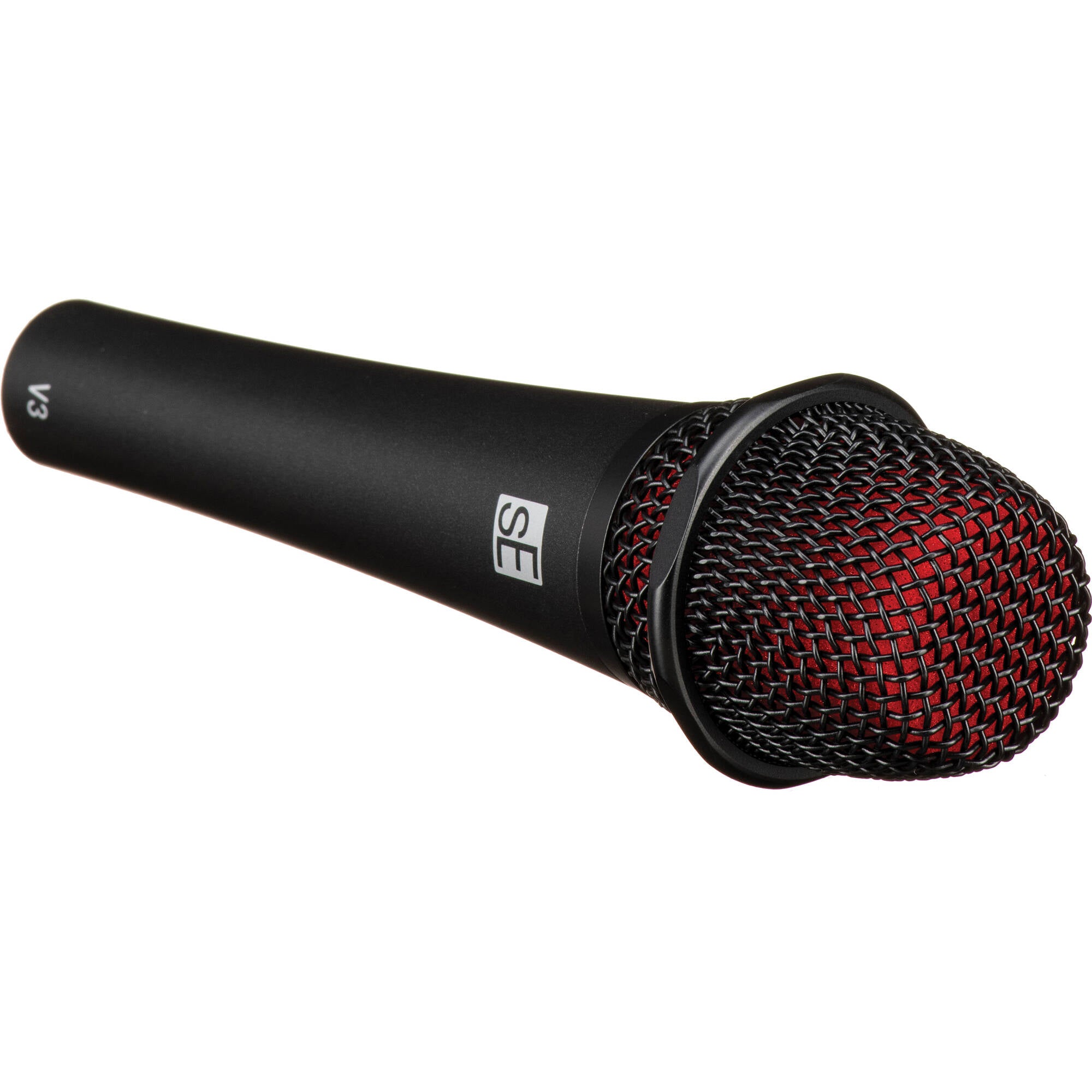 sE Electronics V3 Cardioid Dynamic Handheld Microphone (Black/Red)