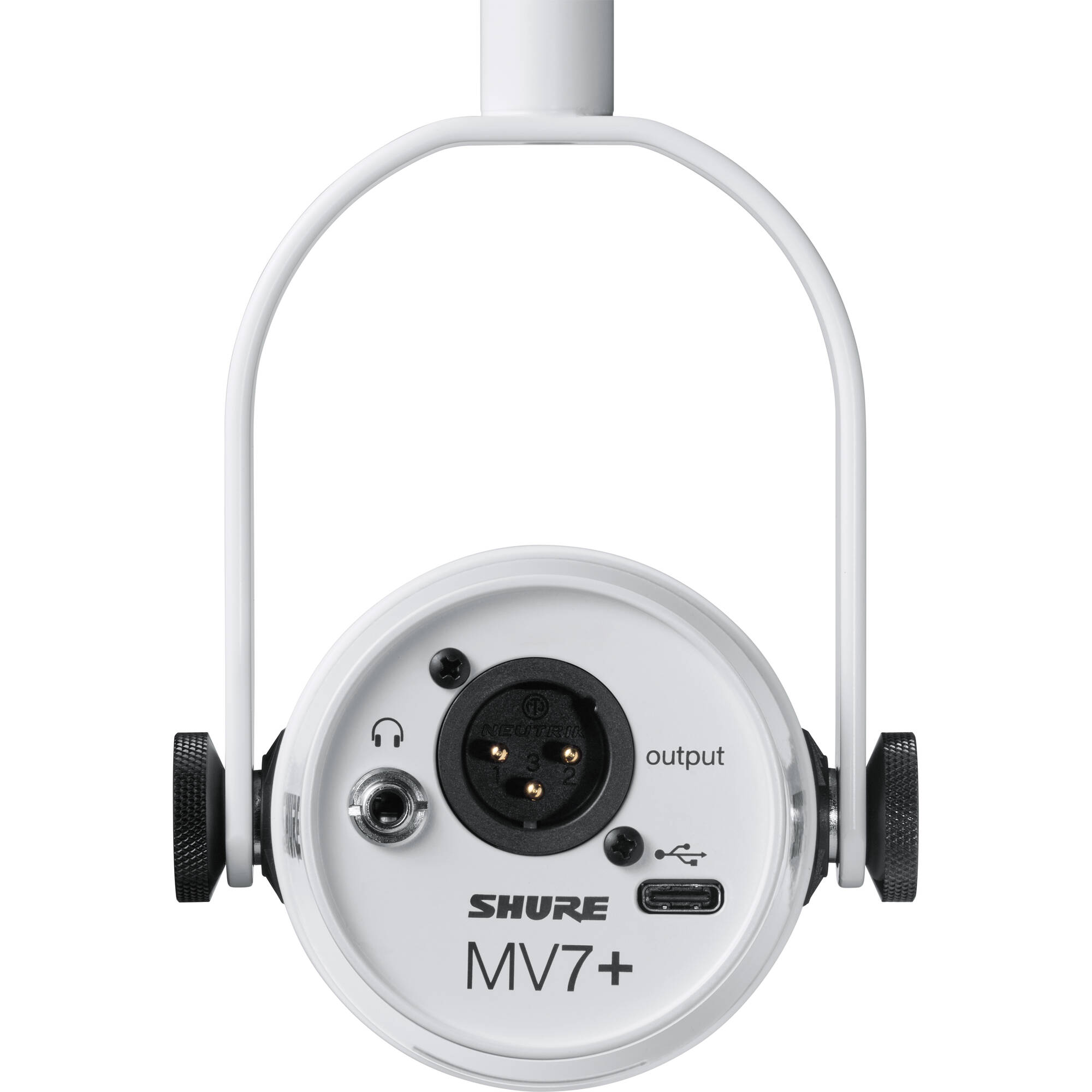 Shure MV7+ Podcast XLR/USB Microphone (White)