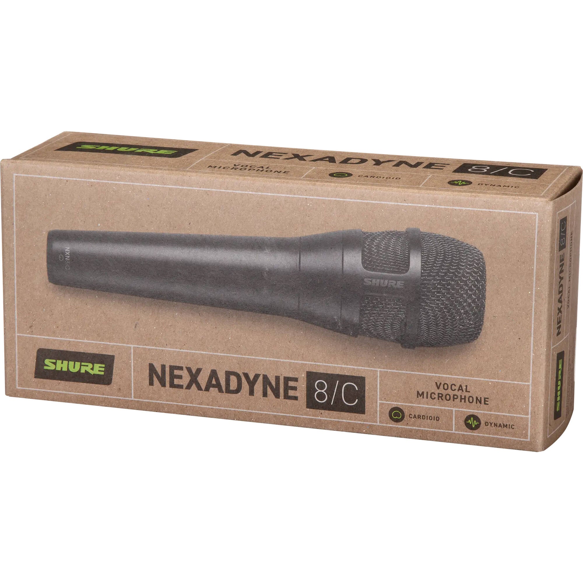 Shure Nexadyne 8/C Cardioid Revonic Handheld Vocal Microphone (Black)