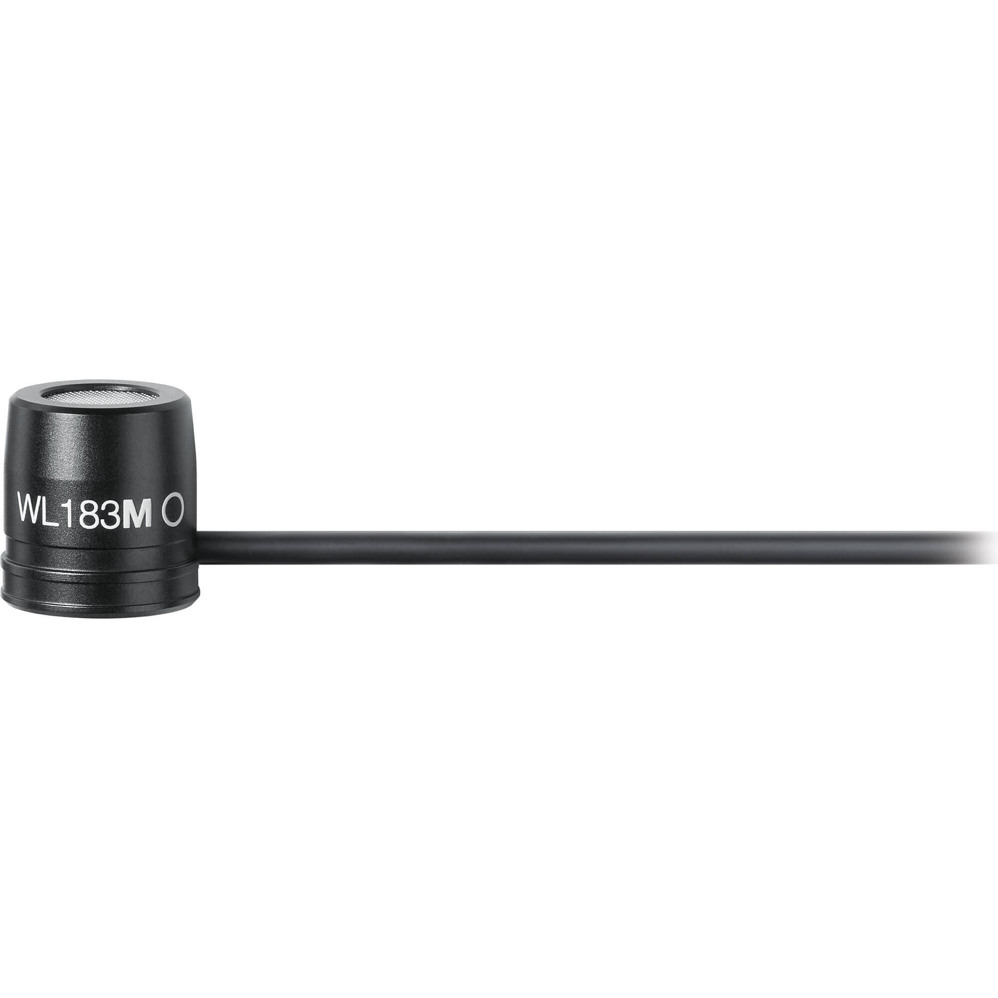 Shure WL183m Low-Profile Omnidirectional Lavalier Microphone with LEMO 3-Pin Connector (Black)