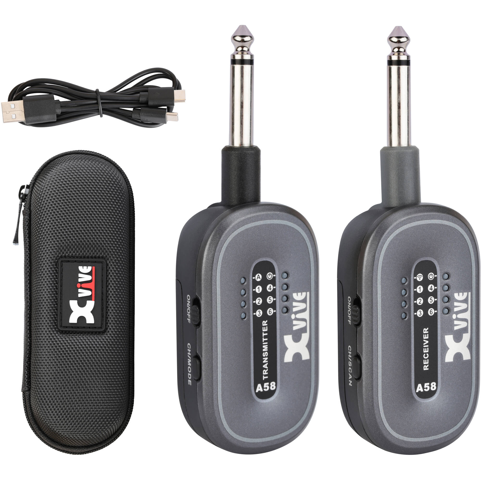 Xvive Audio A58 Wireless Guitar System (5.8 GHz)