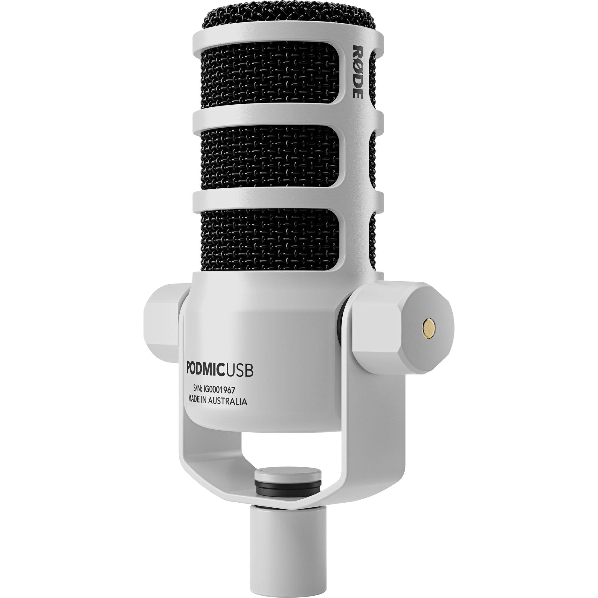 Rode PodMic USB Versatile USB and XLR Dynamic Broadcast Microphone (White)