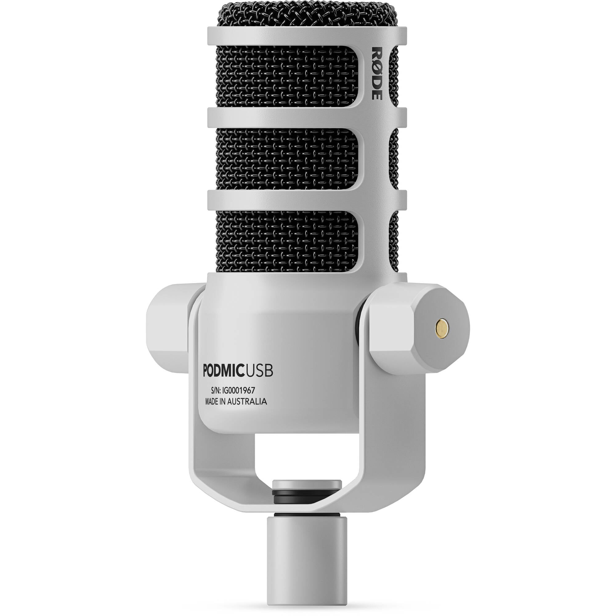 Rode PodMic USB Versatile USB and XLR Dynamic Broadcast Microphone (White)