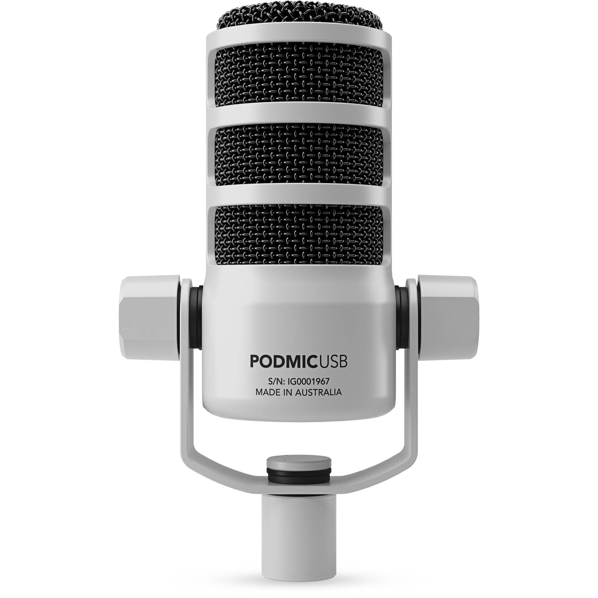 Rode PodMic USB Versatile USB and XLR Dynamic Broadcast Microphone (White)