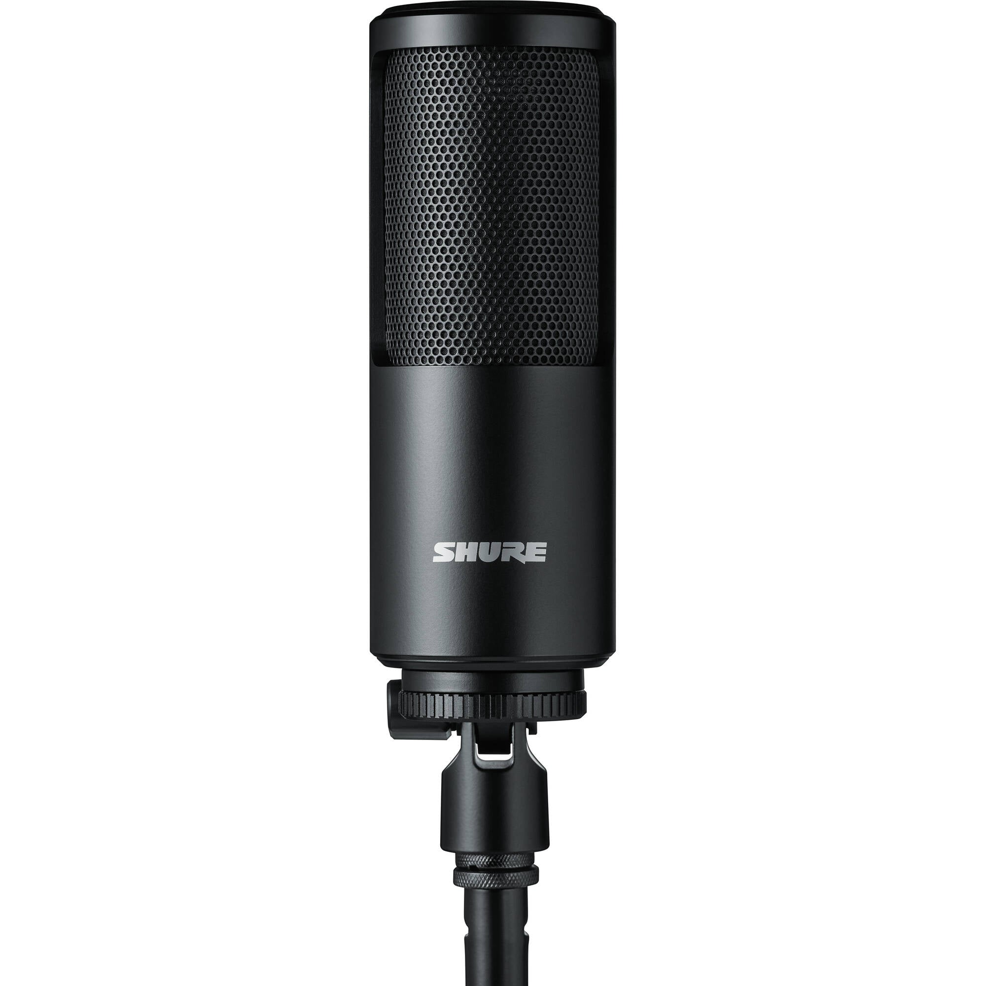 Shure SM4 Large-Diaphragm Cardioid Condenser Microphone Kit with Shockmount (Black)