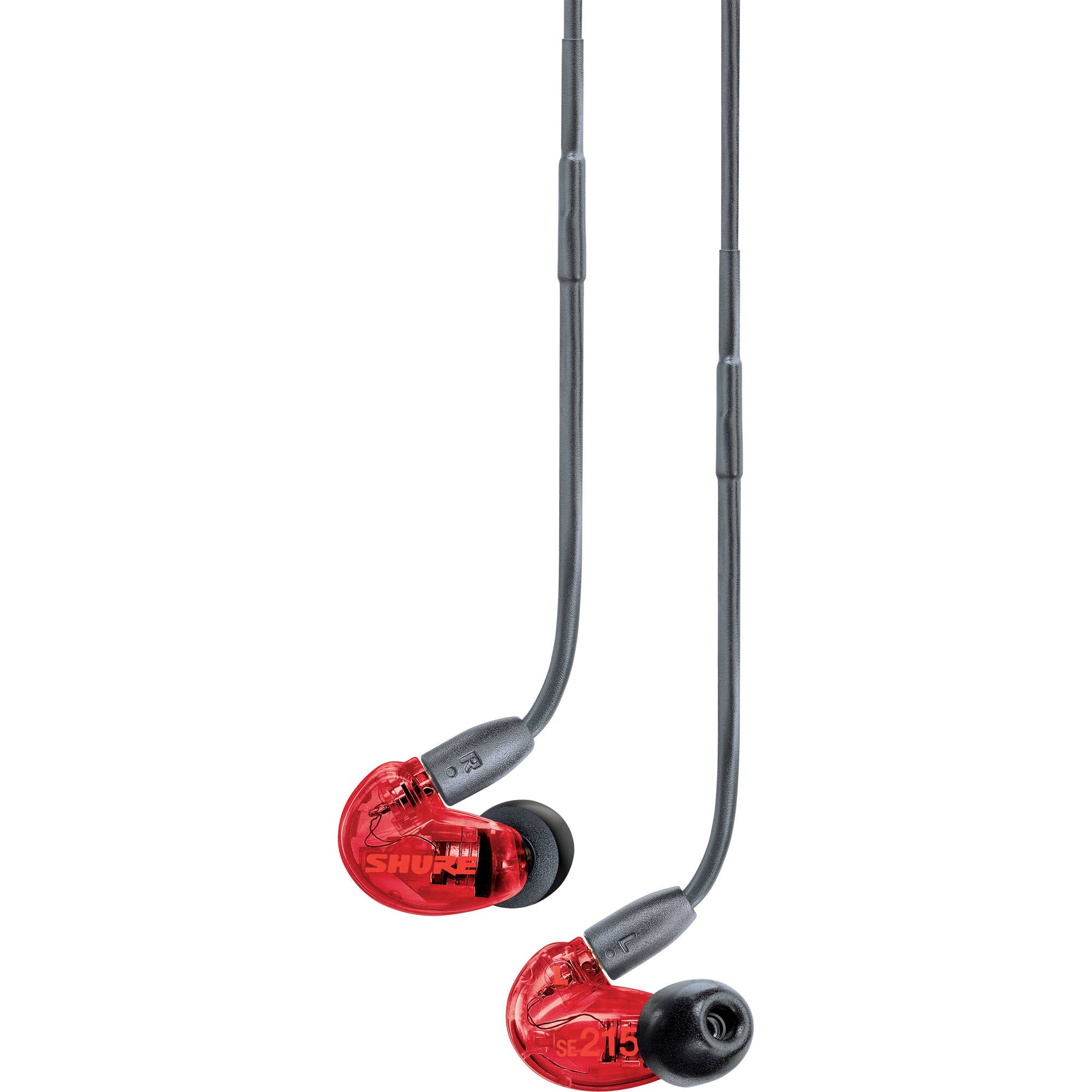 Shure SE215 Pro Professional Sound Isolating Earphones (Red)