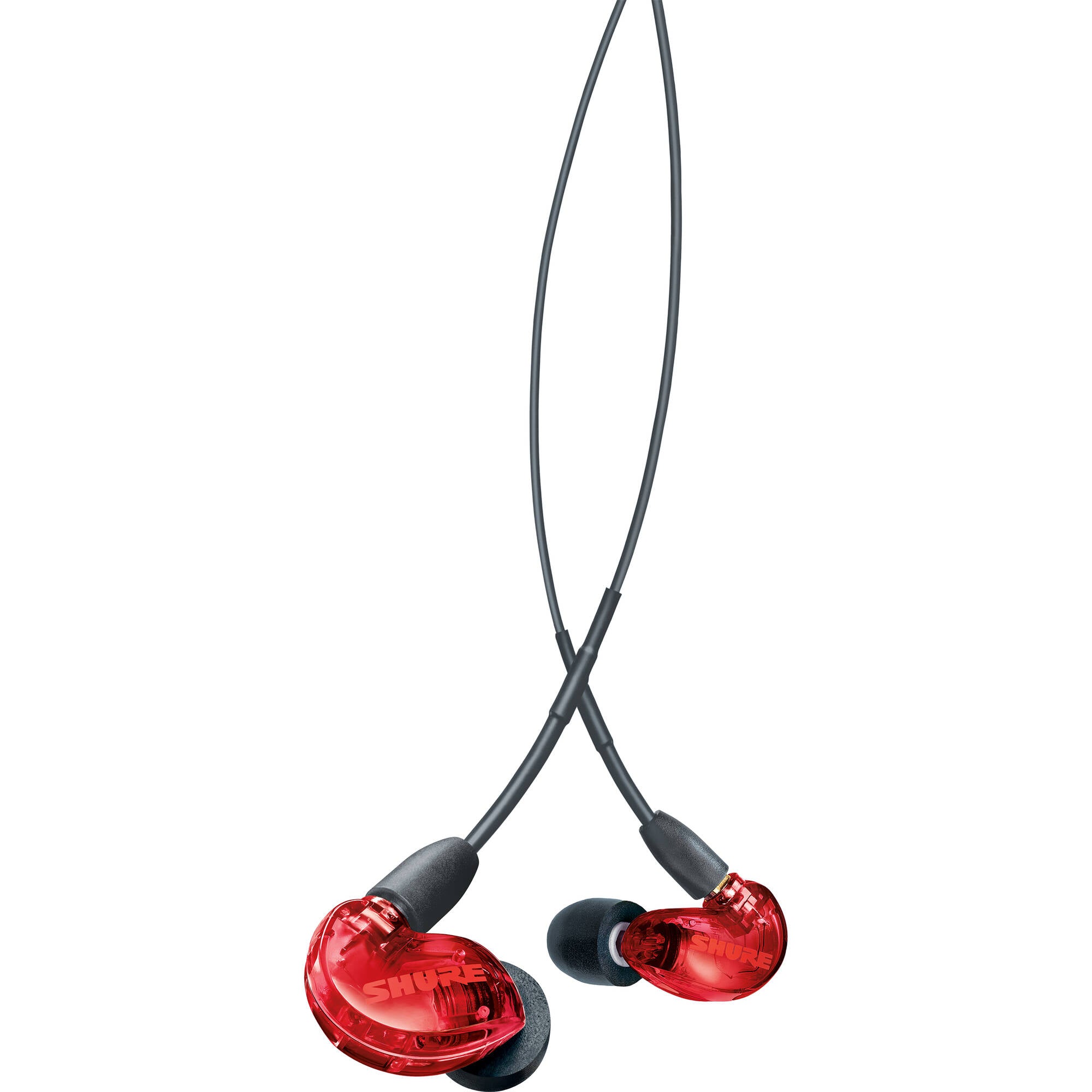 Shure SE215 Pro Professional Sound Isolating Earphones (Red)