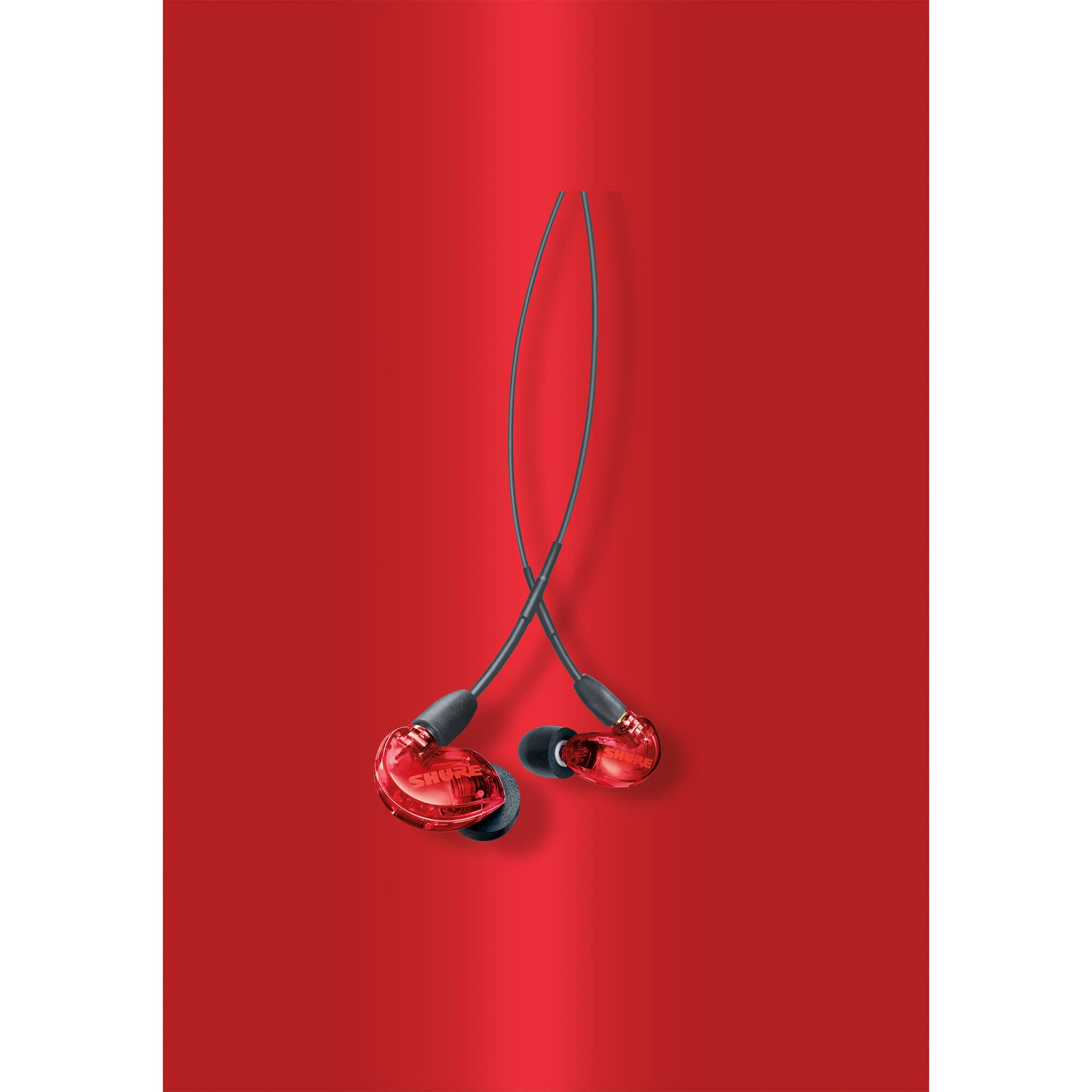 Shure SE215 Pro Professional Sound Isolating Earphones (Red)