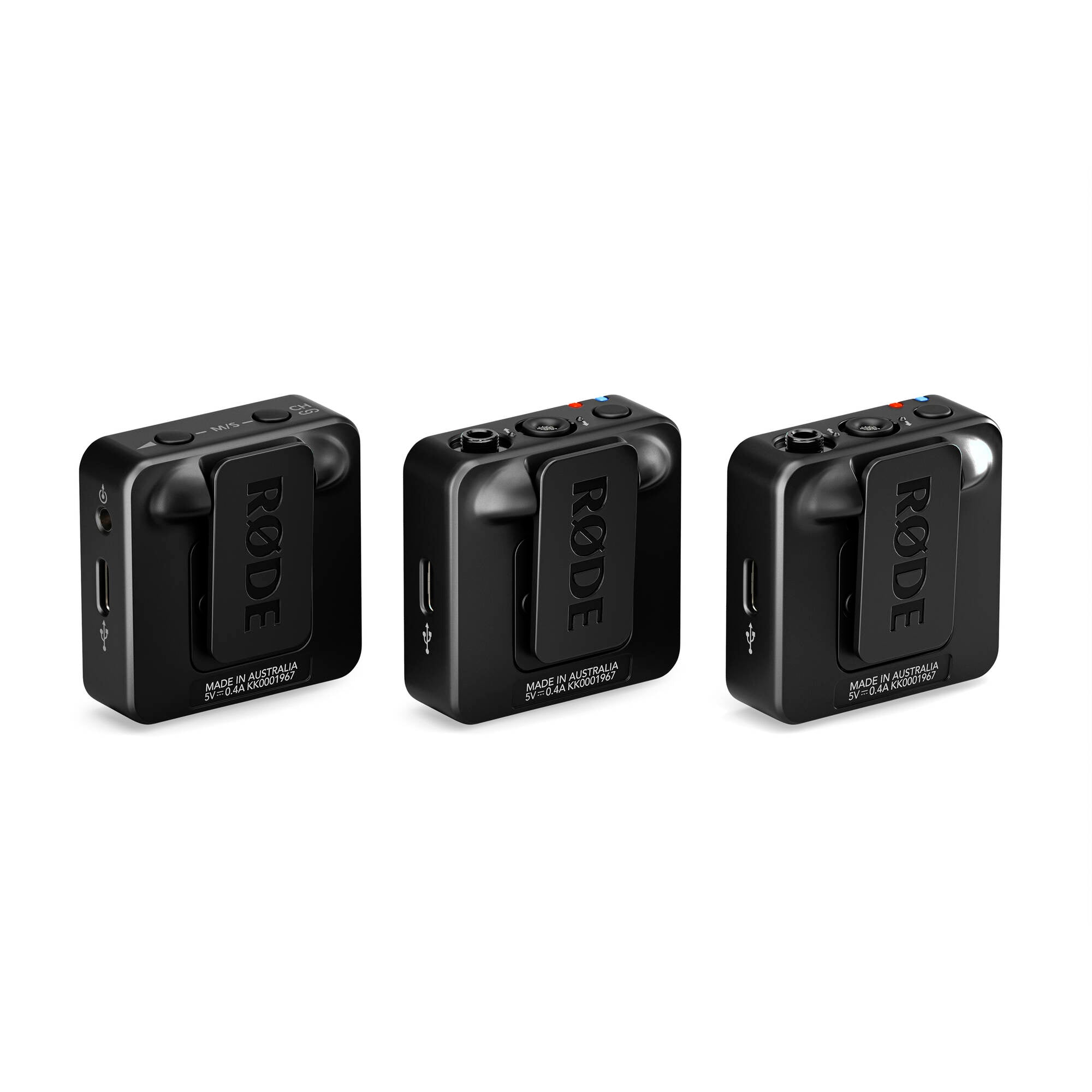 Rode Wireless GO III 2-Person Compact Digital Wireless Microphone System/Recorder (2.4 GHz, Black)