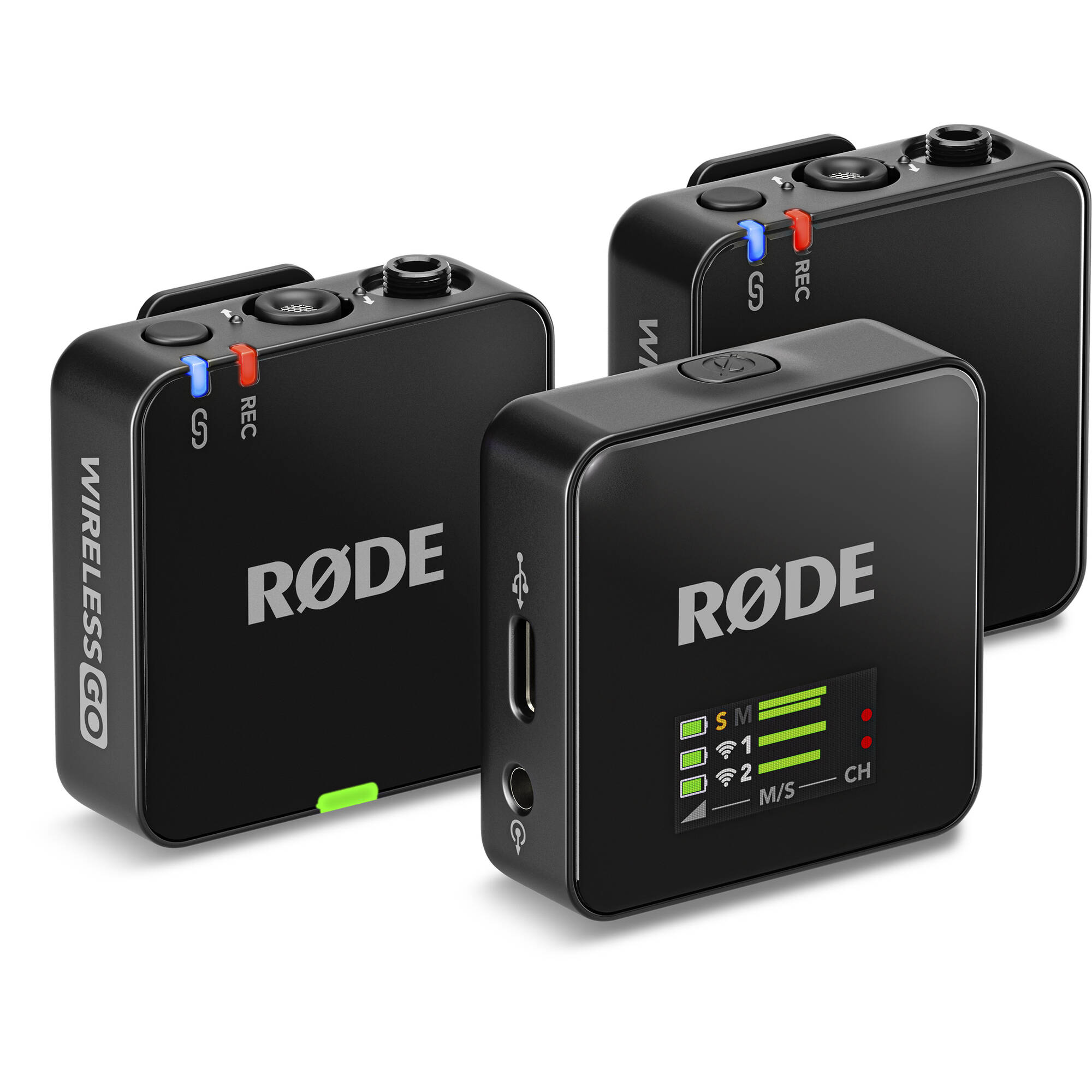 Rode Wireless GO III 2-Person Compact Digital Wireless Microphone System/Recorder (2.4 GHz, Black)