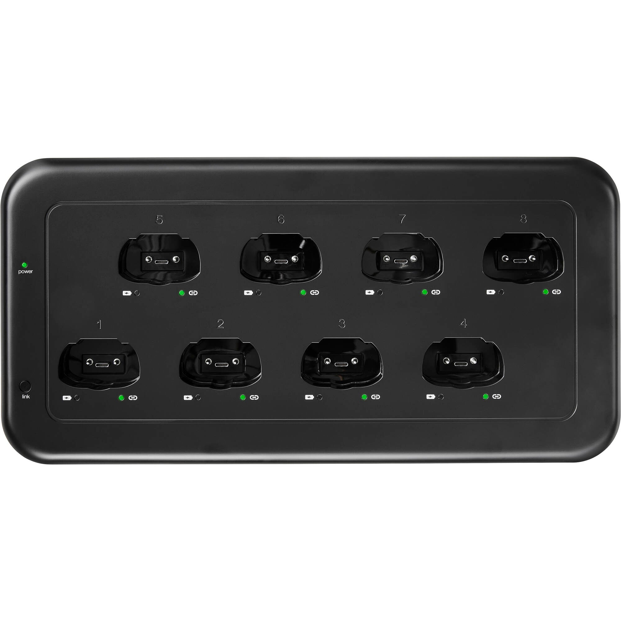 Shure MXWNDX8 Networked Charging Station for 8 MXW neXt Bodypack, Handheld & Boundary Transmitters