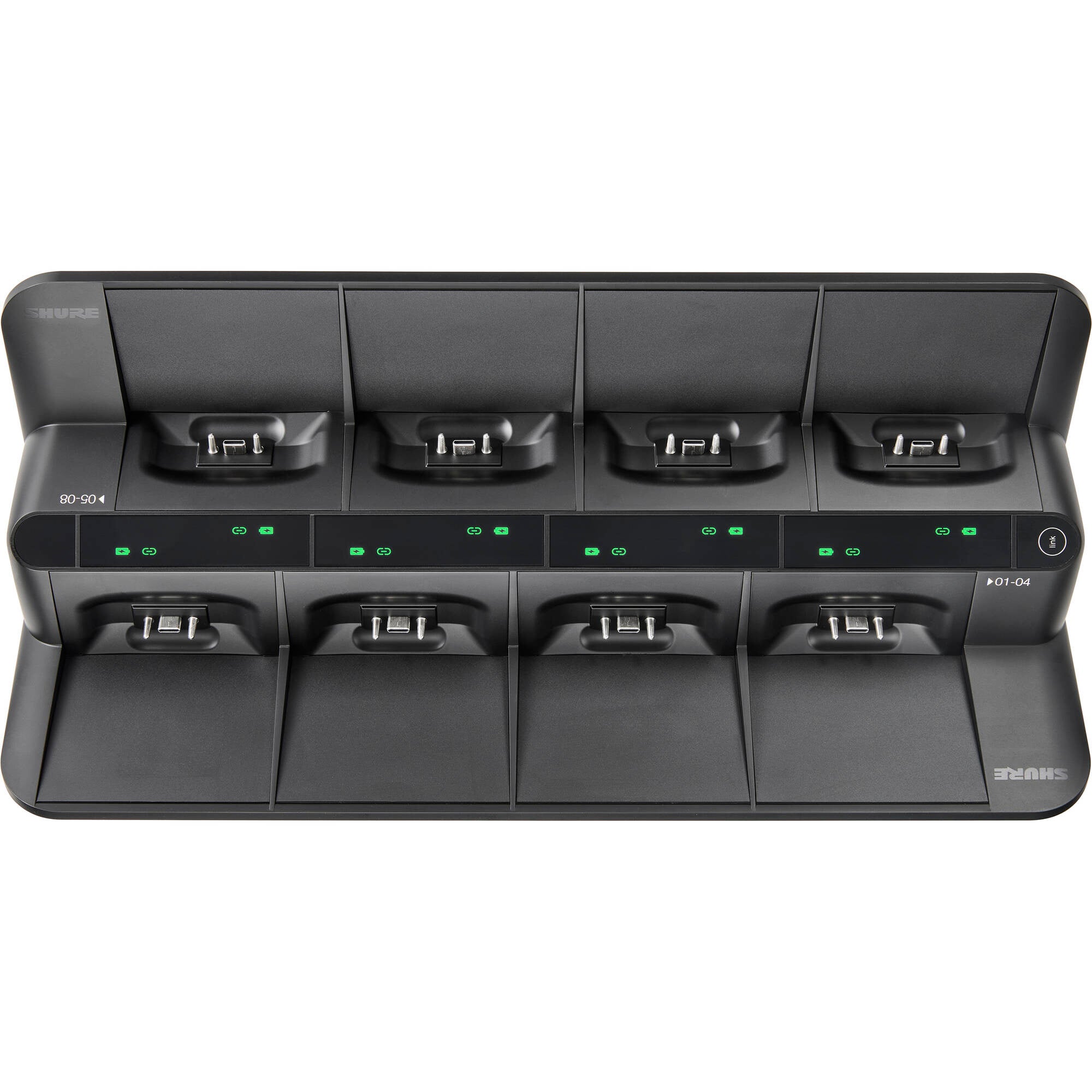 Shure MXWNDX8G Networked Charging Station for 8 MXW neXt Boundary & Gooseneck Transmitters