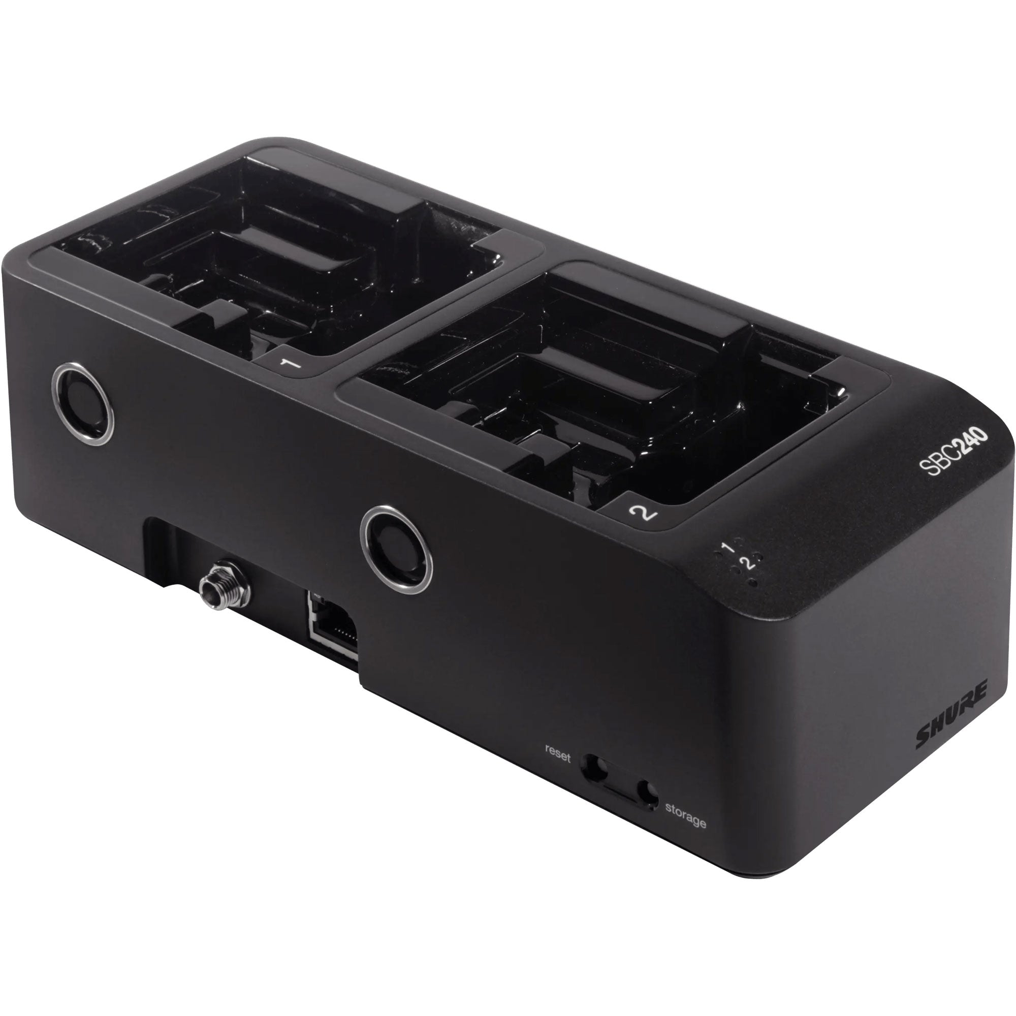 Shure SBC240 Two-Bay, Networked Docking Charger without Power Supply