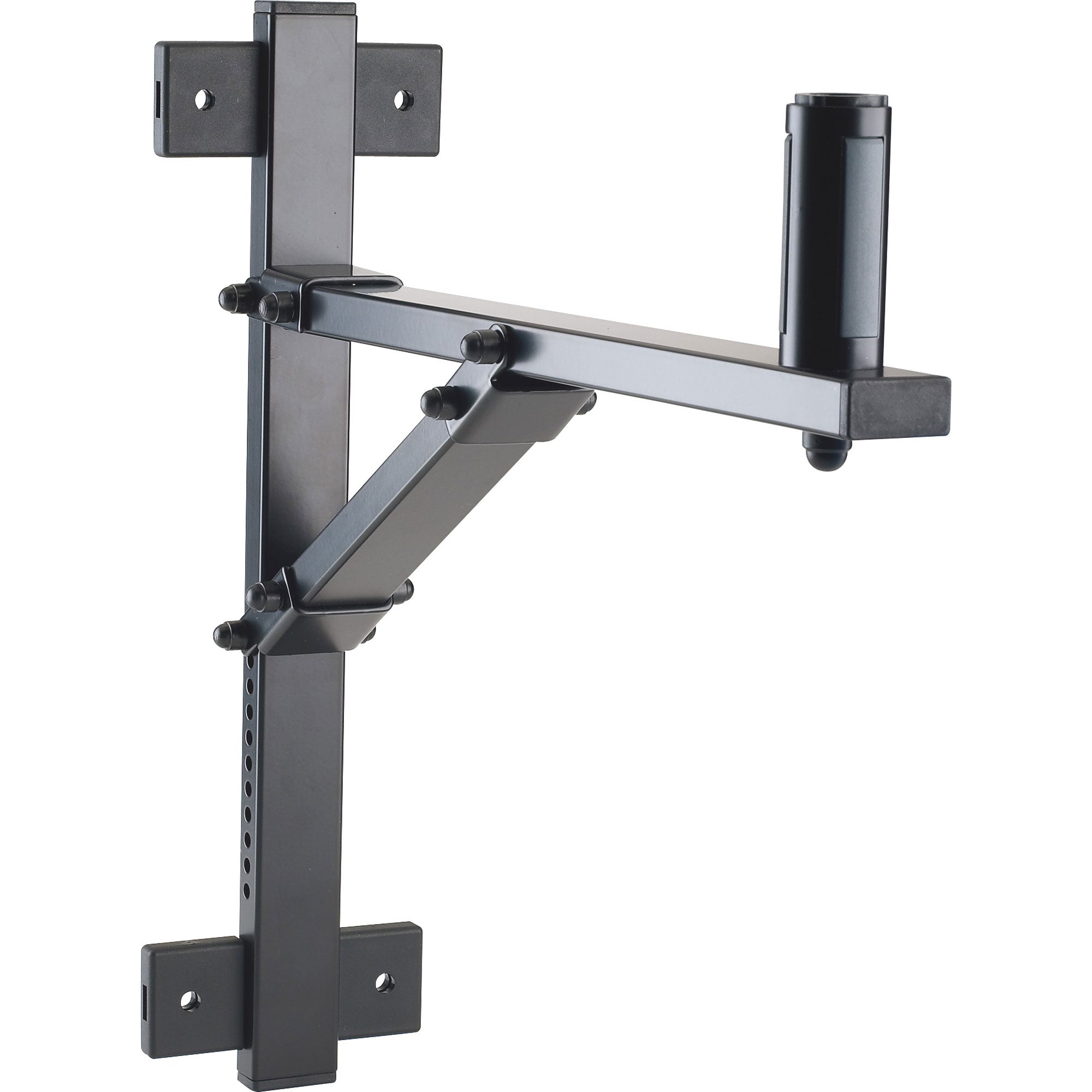 K&M Stands 24110 Adjustable Speaker Wall Mount (Black)