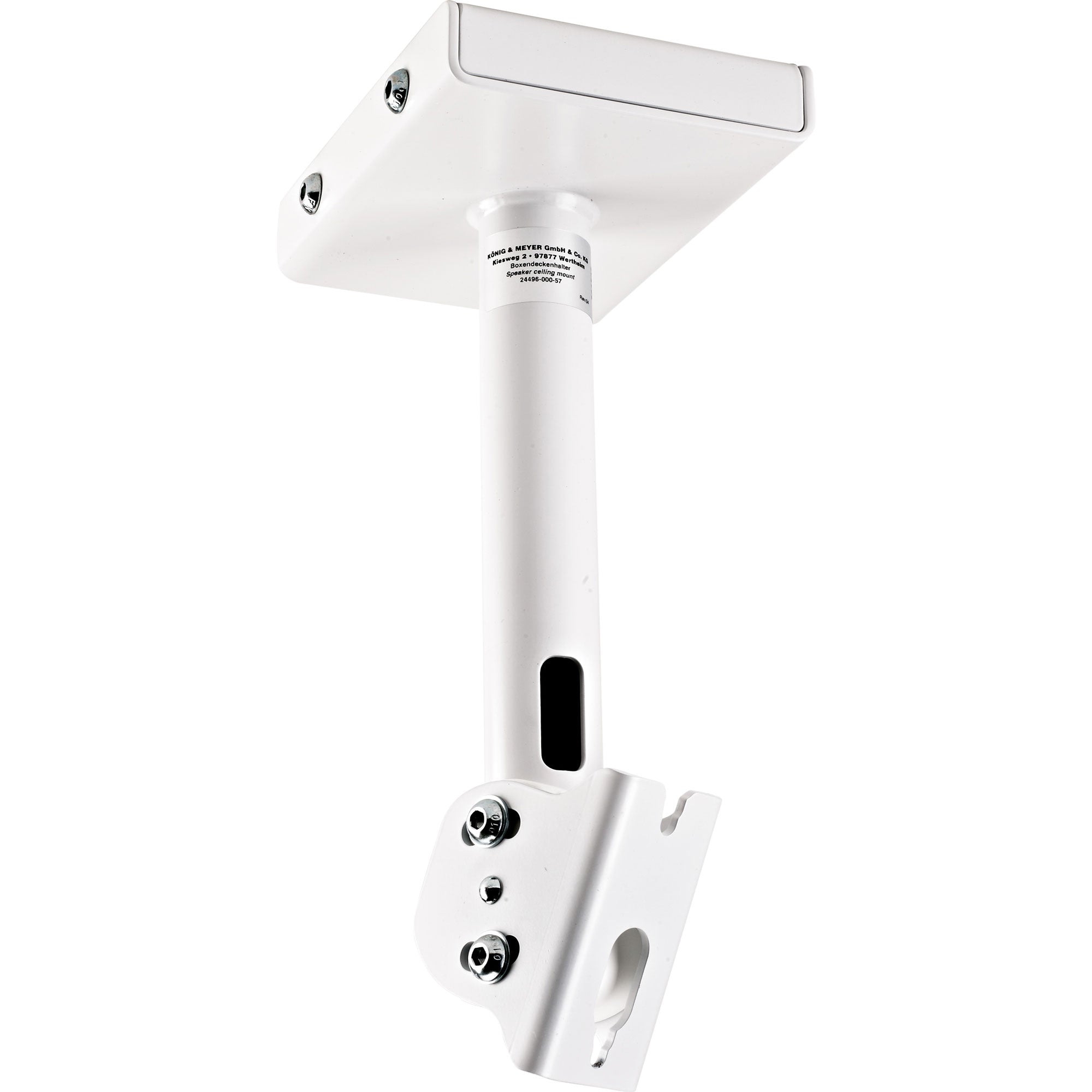 K&M Stands 24496 Speaker Ceiling Mount (White)