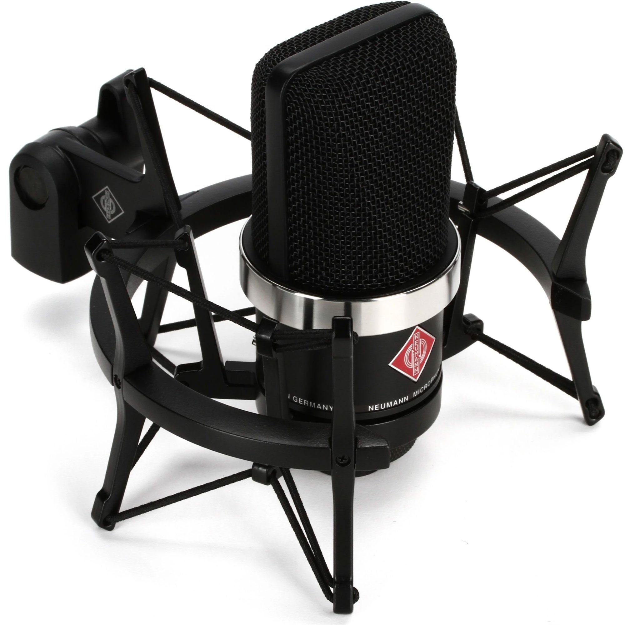 Neumann TLM 102 BK Studio Set Large-Diaphragm Cardioid Condenser Microphone with Shockmount (Black)