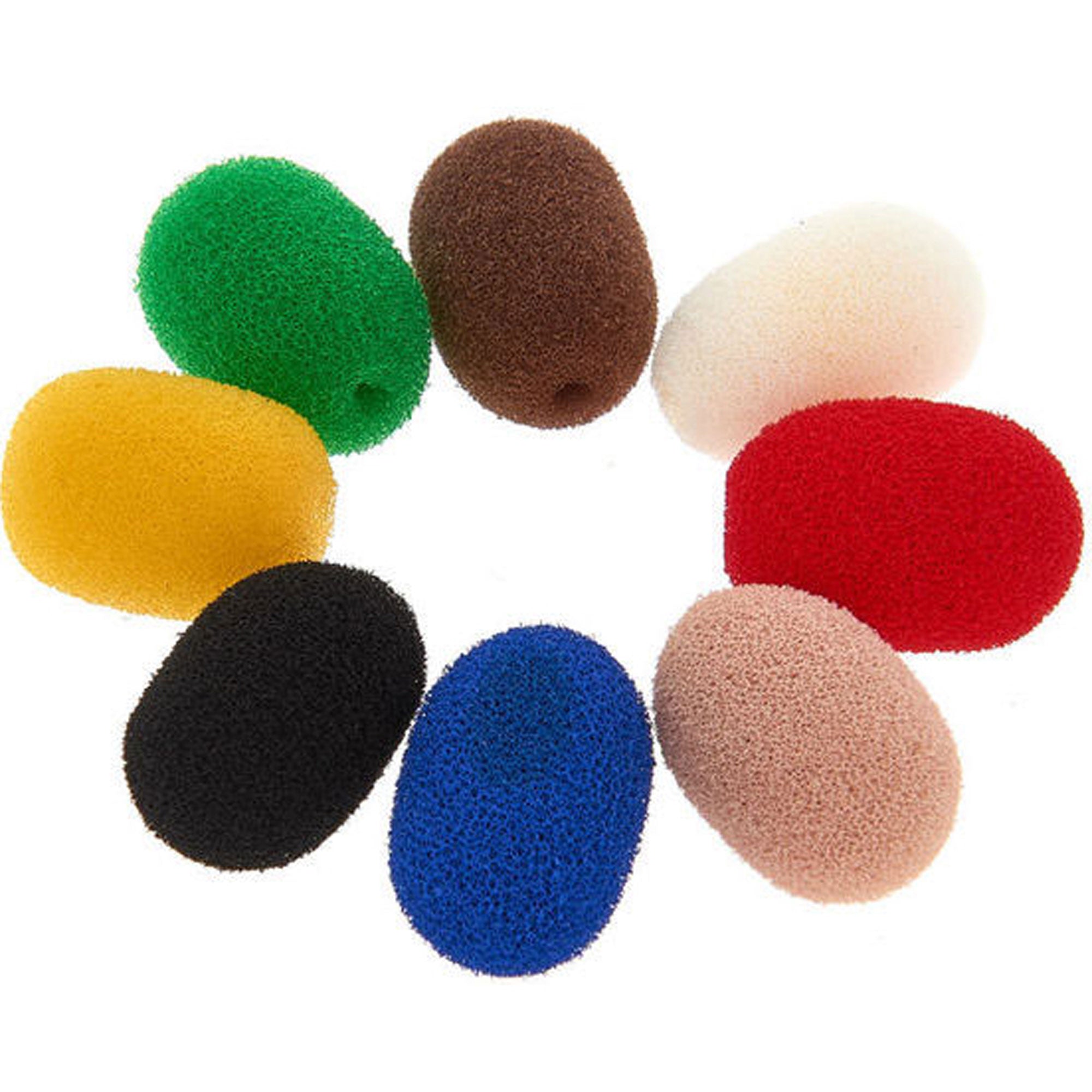 DPA DUA0570 Foam Windscreen for d:screet and d:fine, Color Mix (8 Pack)