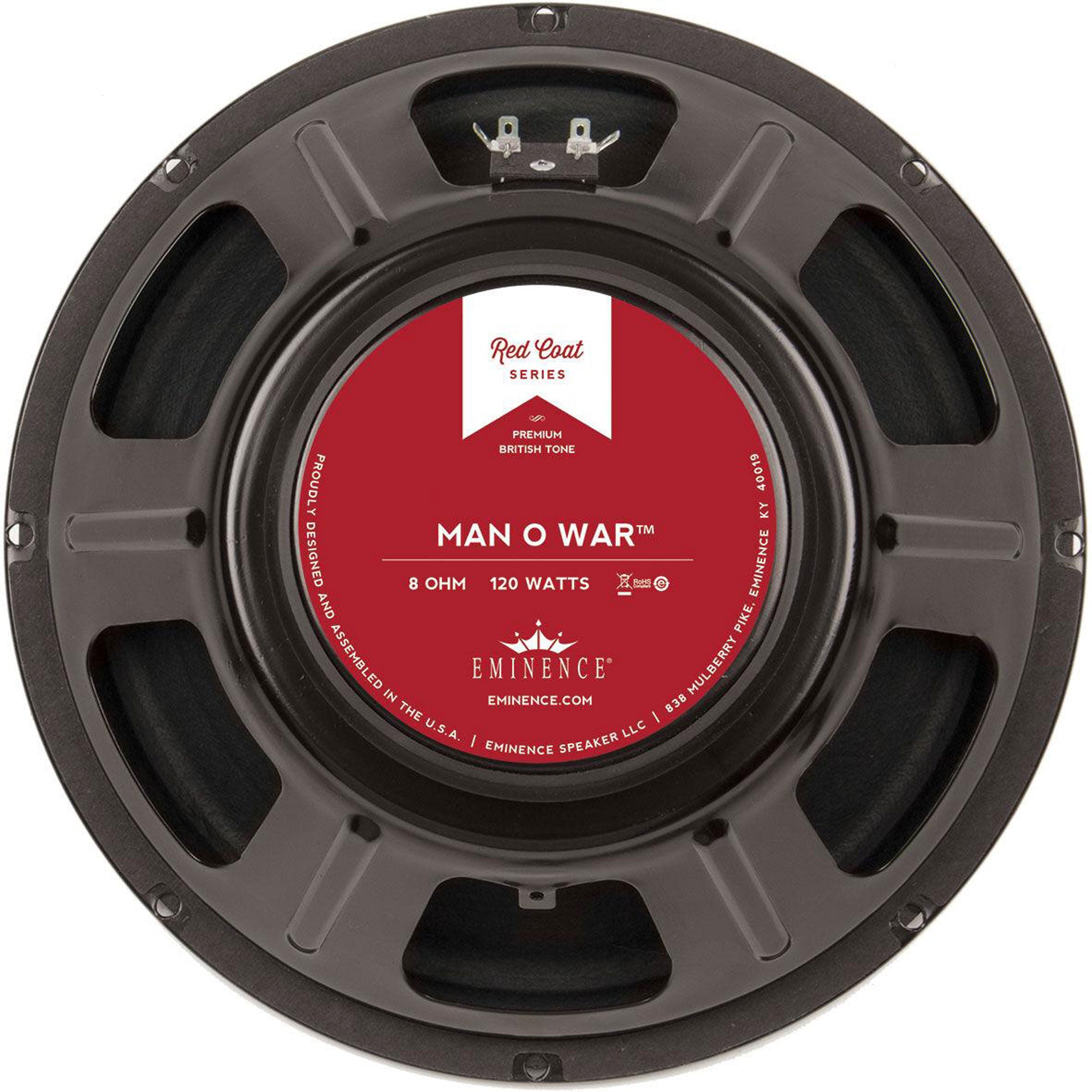 Eminence Man O War 12" Guitar Speaker, 8 Ohm