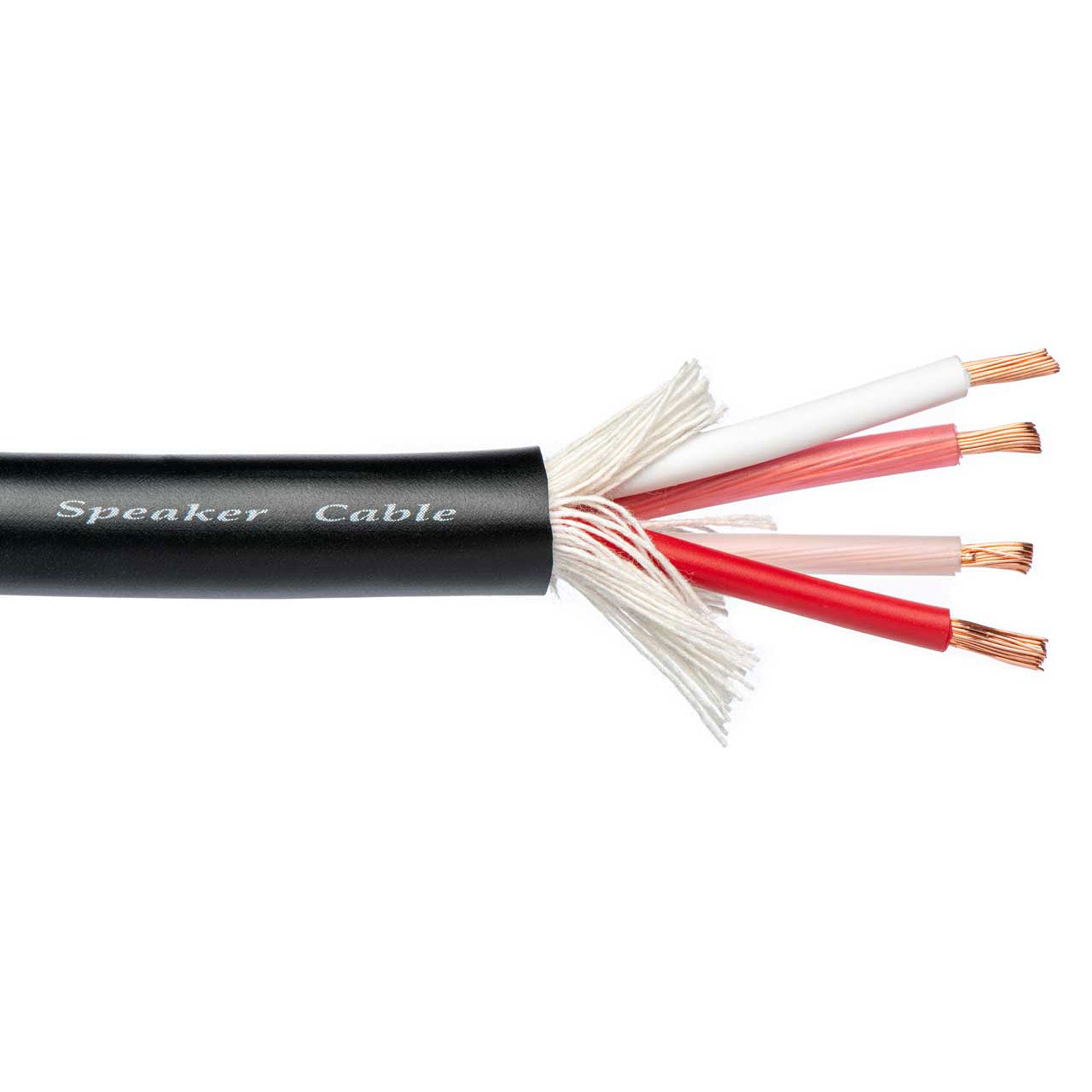 Canare 4S6 Star Quad Speaker Cable, 20AWG (Black, 656'/200m)