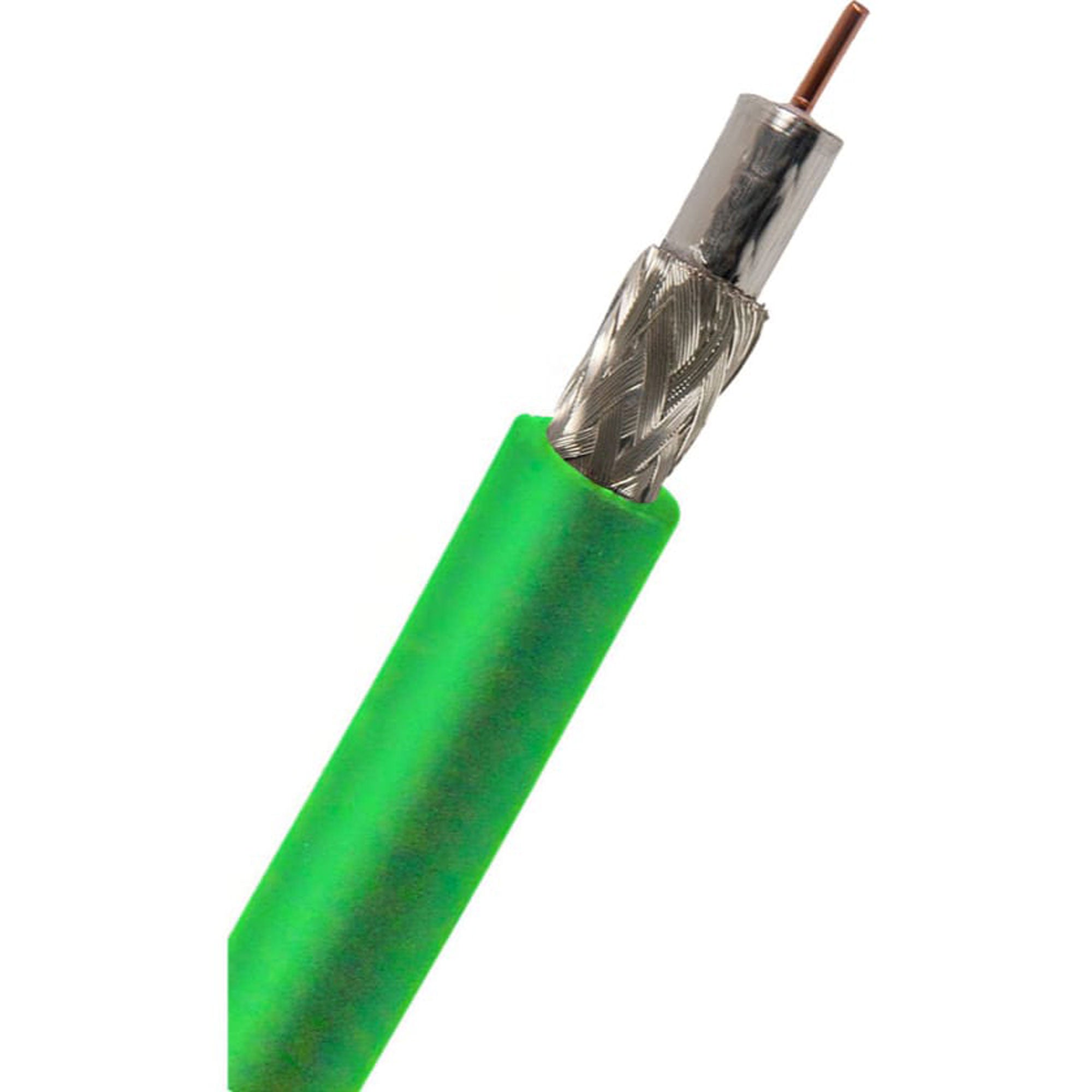 Canare L-5CFB 75 Ohm 3G-SDI / HD-SDI Digital Video Coaxial Cable RG-6 Type (Green, 656'/200m)