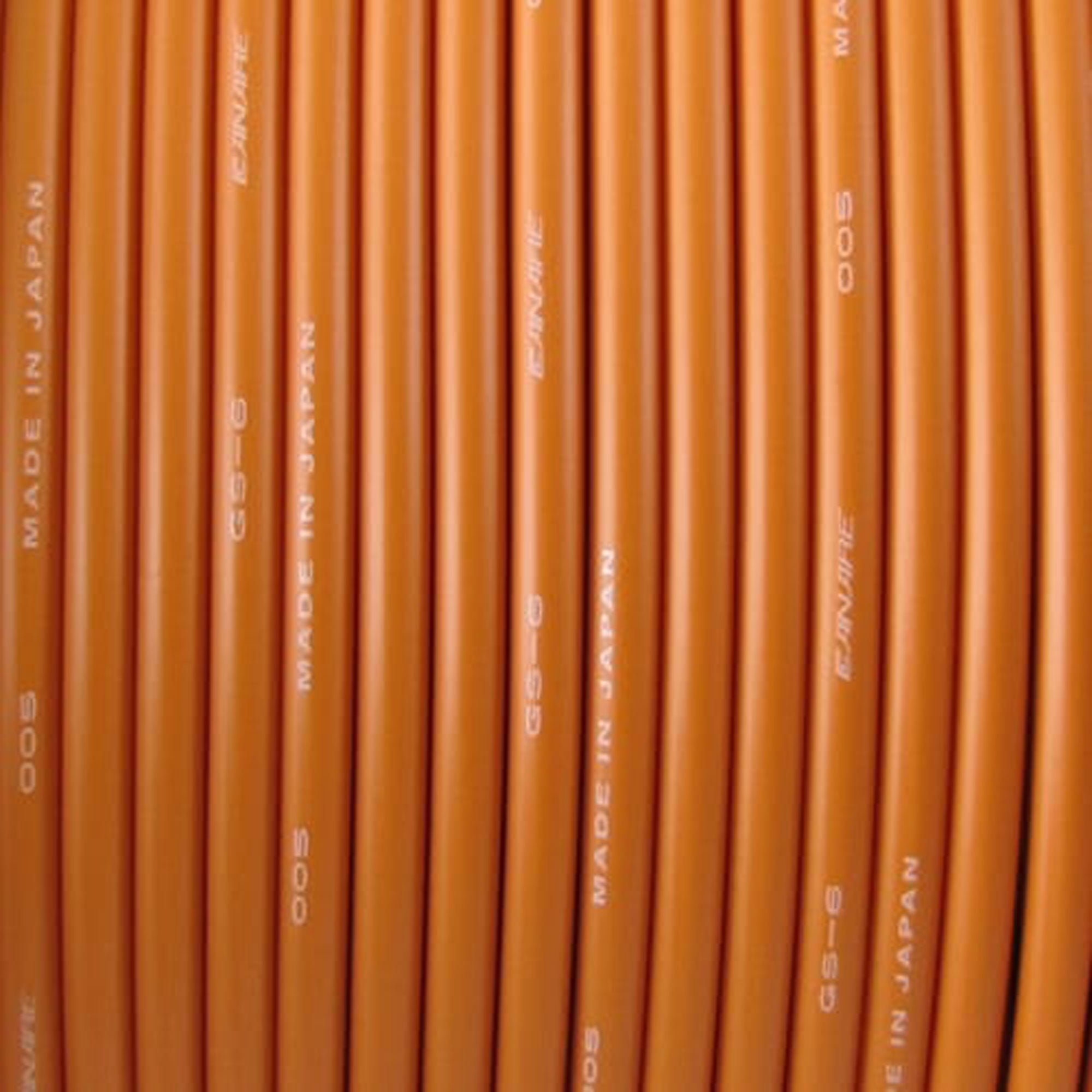 Canare GS-6 OFC Guitar, Keyboard and Instrument Cable (Orange, 328'/100m)