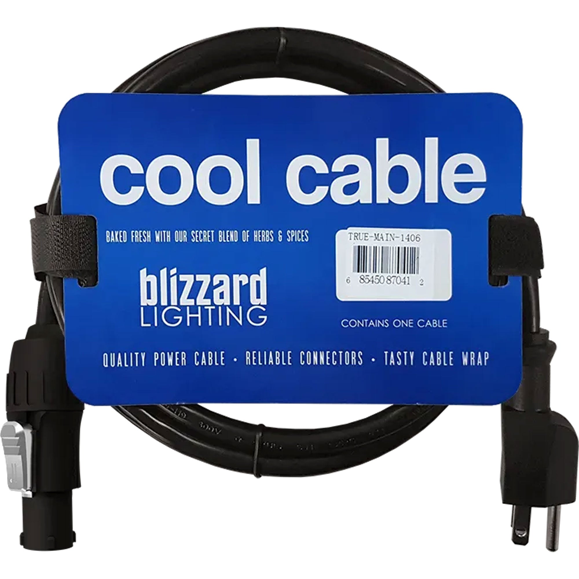 Blizzard PCT-MAIN-1450 Cool Cable powerCON TRUE1 to Edison Main Power Cable (50')