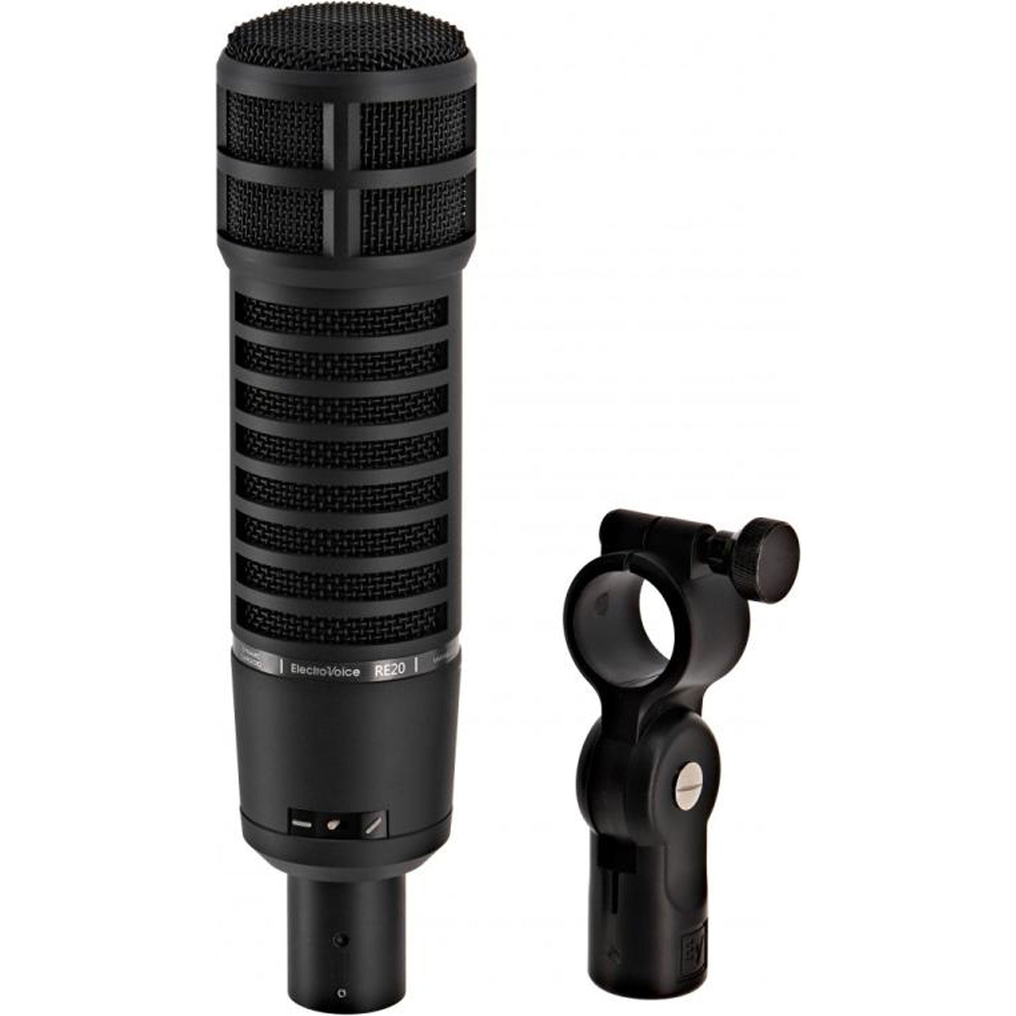 Electro-Voice RE20 Broadcast Announcer Microphone with Variable-D (Black)