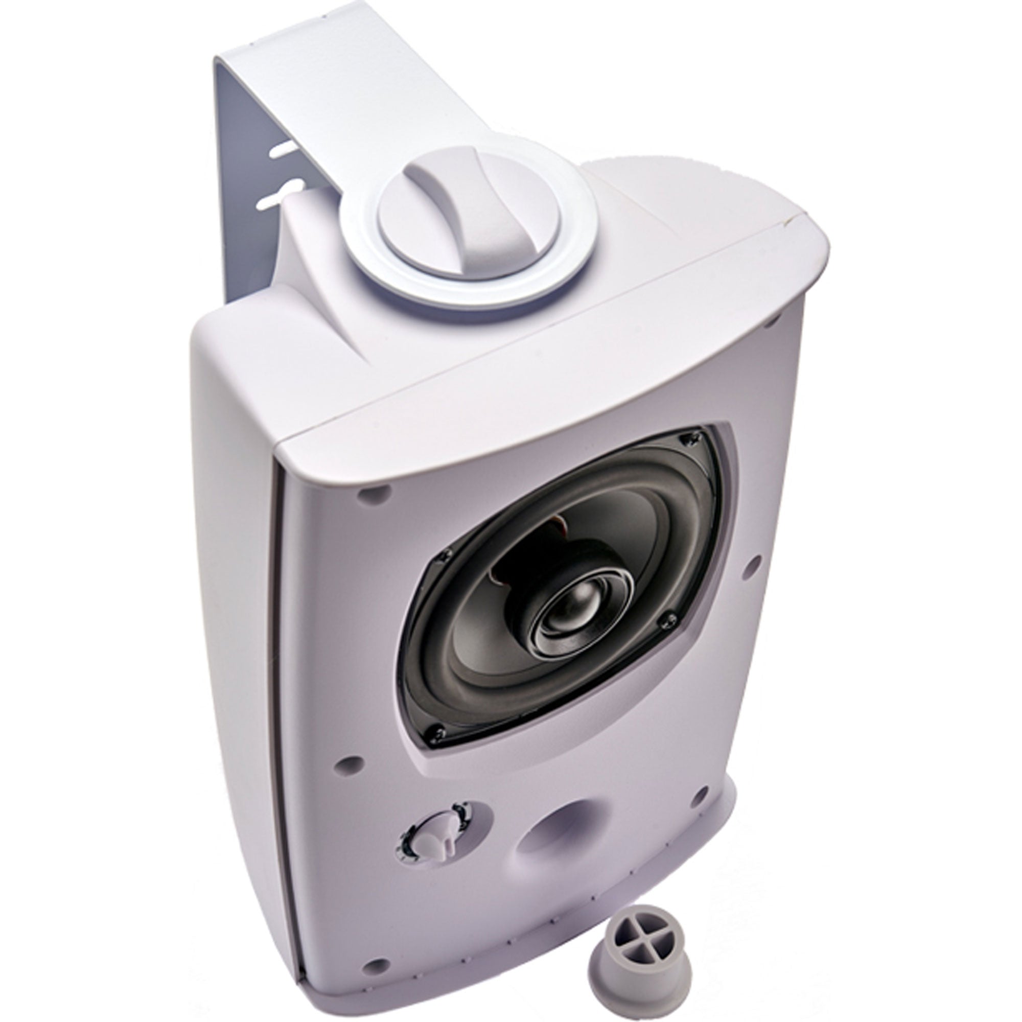 Cloud CS-S4W 4" 2-Way Surface Mount Speaker with U-Bracket (White)