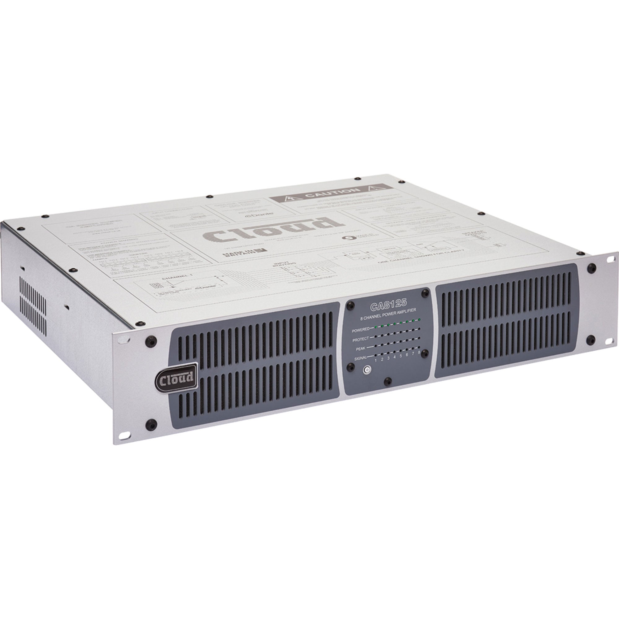 Cloud CA8125 8 Channel Amplifier 125w Per Output Channel