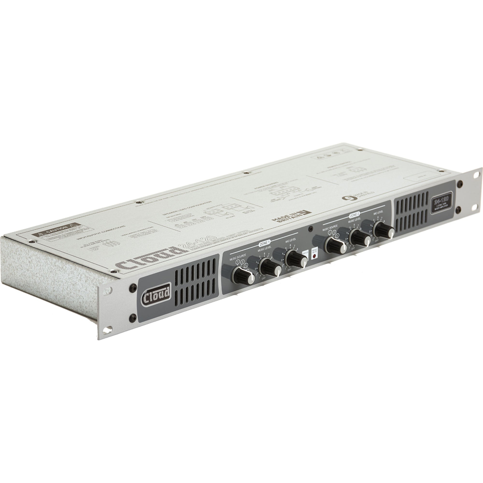 Cloud 24-120 2 Zone Integrated Mixer Amplifier (2 x 120W)