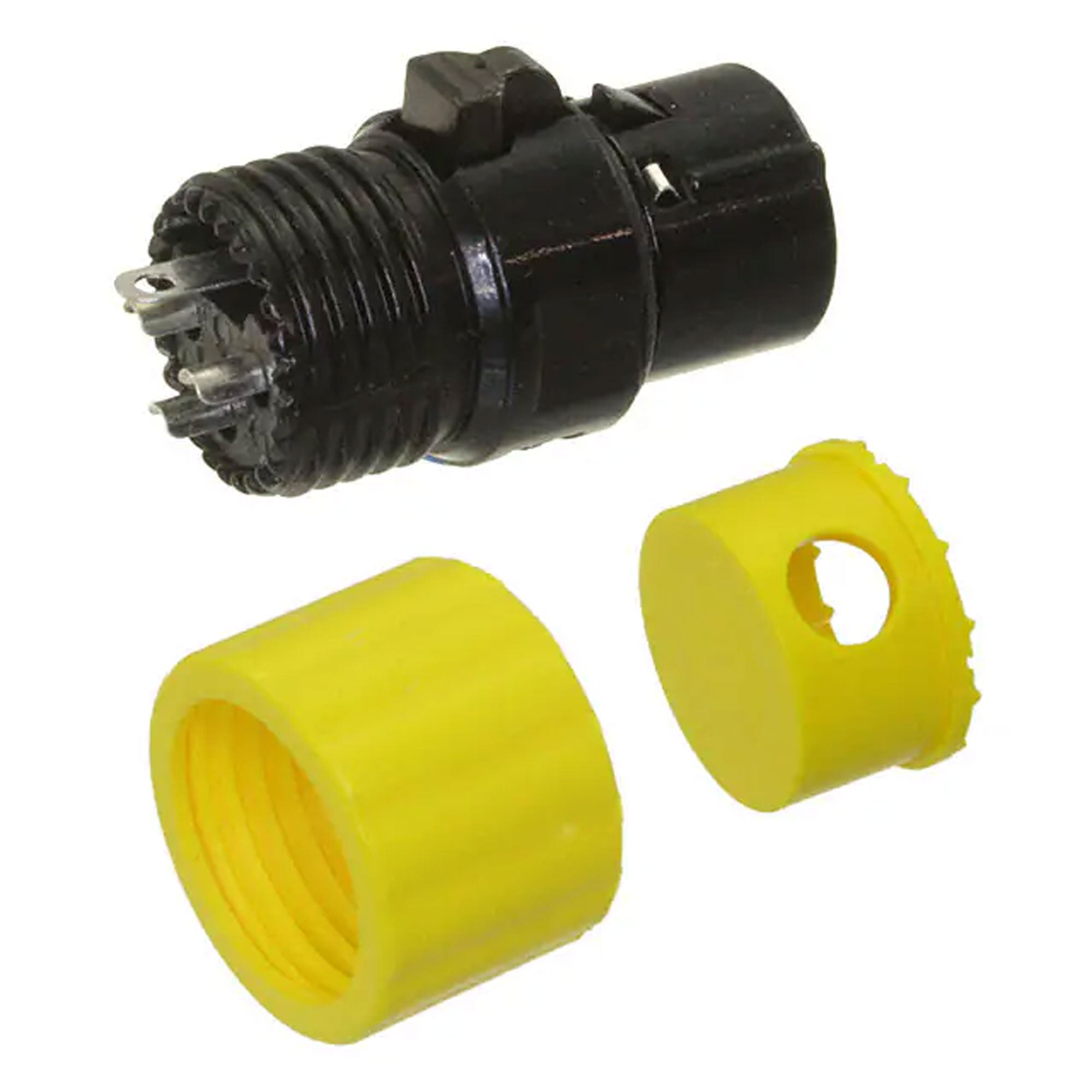 Switchcraft AAA3FBYYLP Low Profile Right-Angle Female 3-Pin XLR Cable Connector (Yellow)