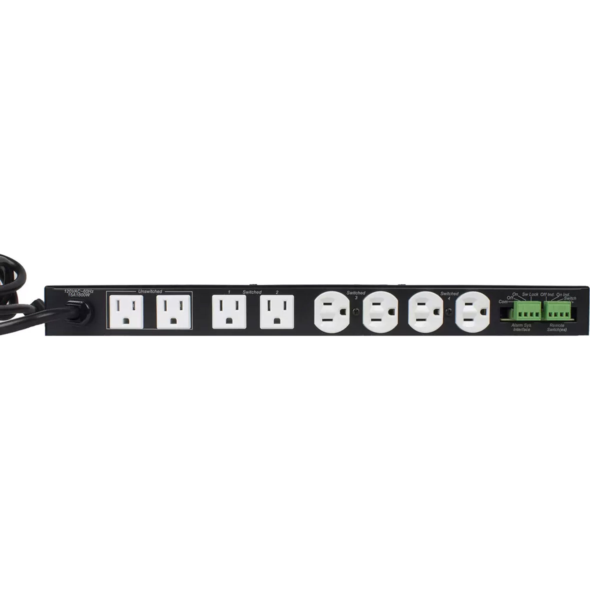 Lowell ACR-SEQ4-1509 15A Rackmount Power Sequencer with 9 Outlets