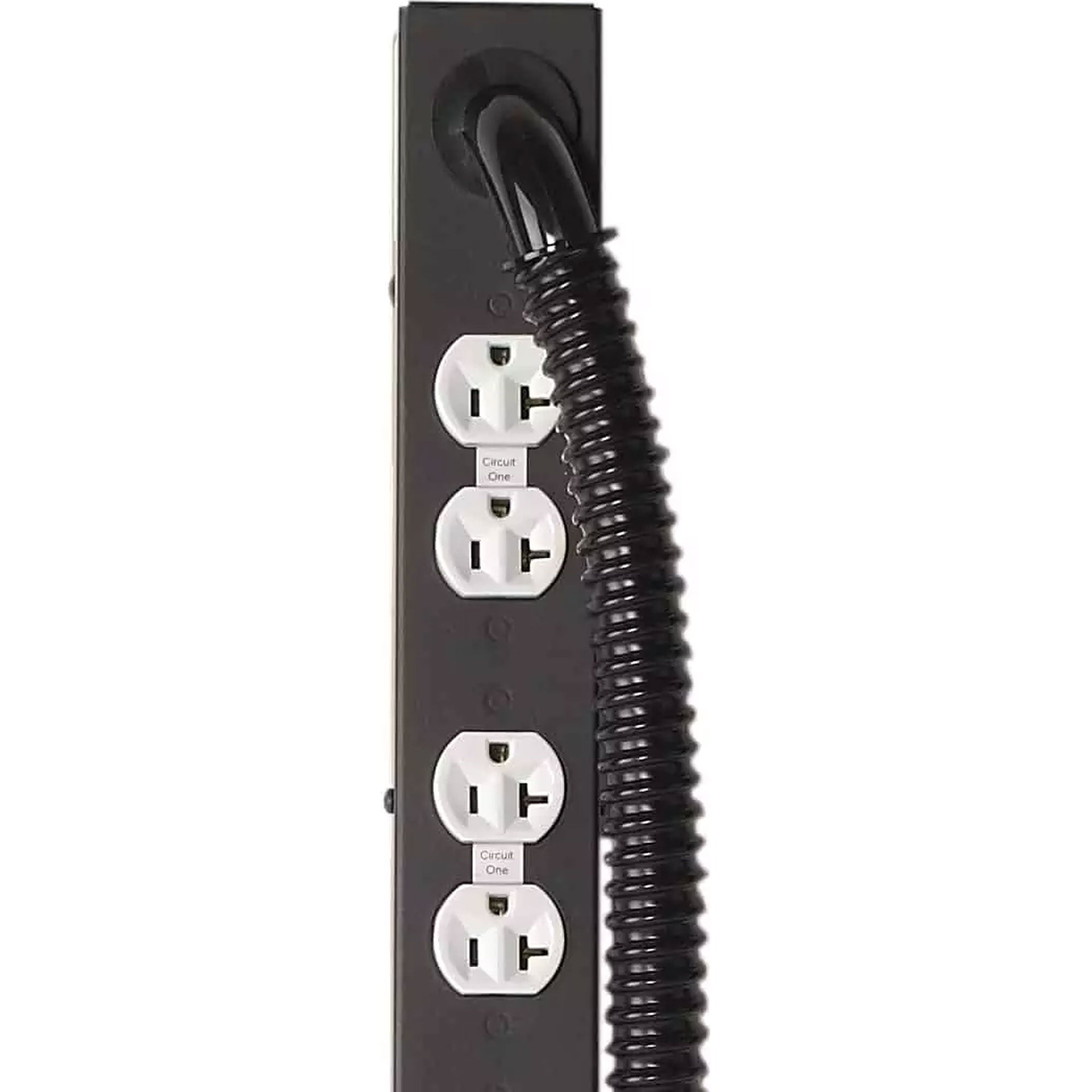 Lowell ACS-2020-6C-HW Hardwired 20A, 6-Circuit Power Strip with 18 Outlets