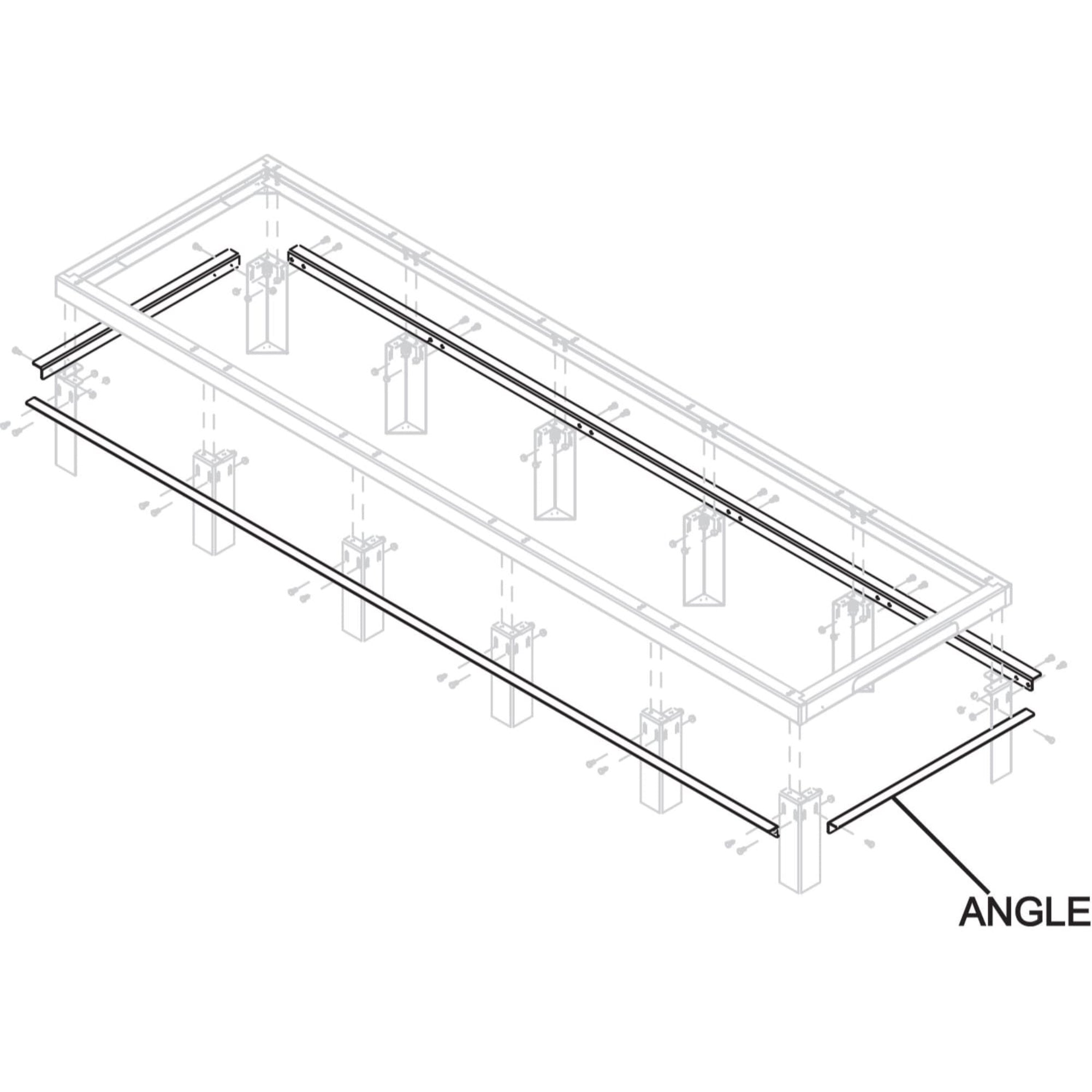 Middle Atlantic BANGLE-3 Raised Floor Support Angles