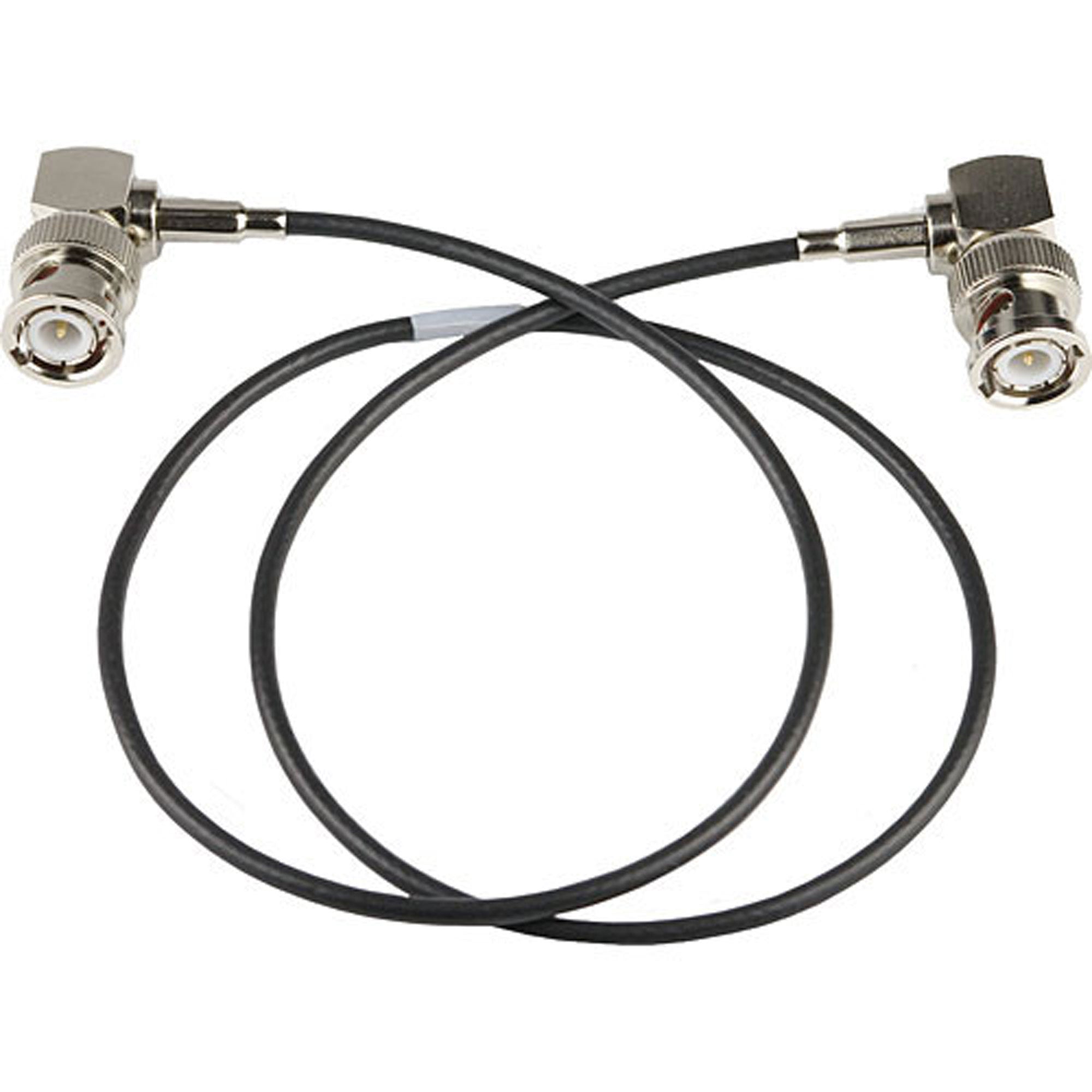 Lectrosonics ARG2RT 24" Coaxial RF Cable with Right Angle BNC Male Connectors