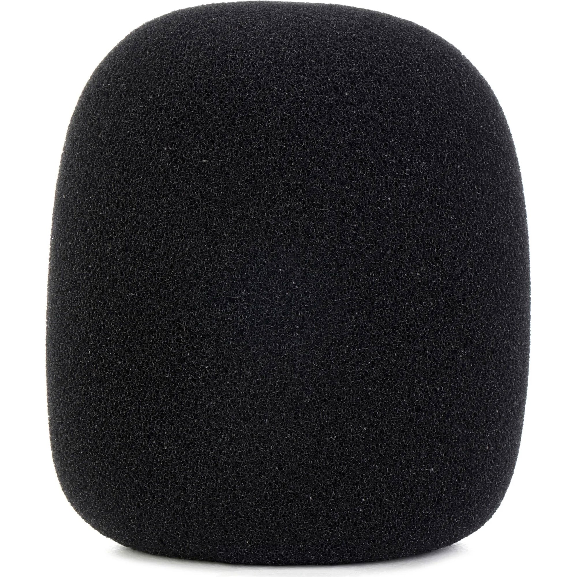 On-Stage ASWS58B5 Foam Windscreen for Handheld Microphones (Black, 5 Pack)