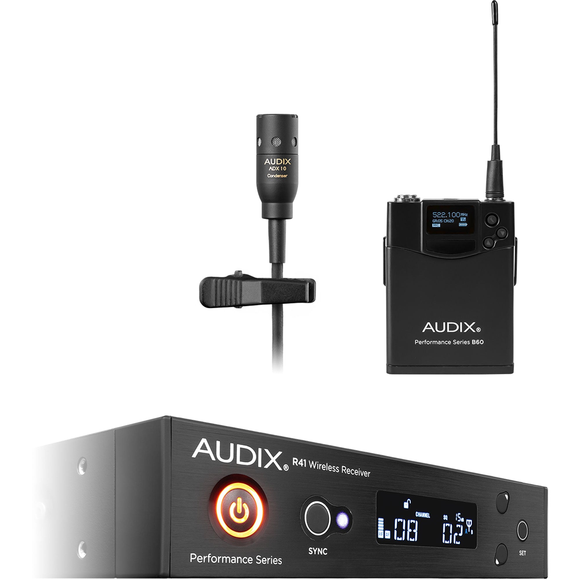 Audix AP41 L10 Single-Channel Lavalier Wireless Microphone System (554-586 MHz)