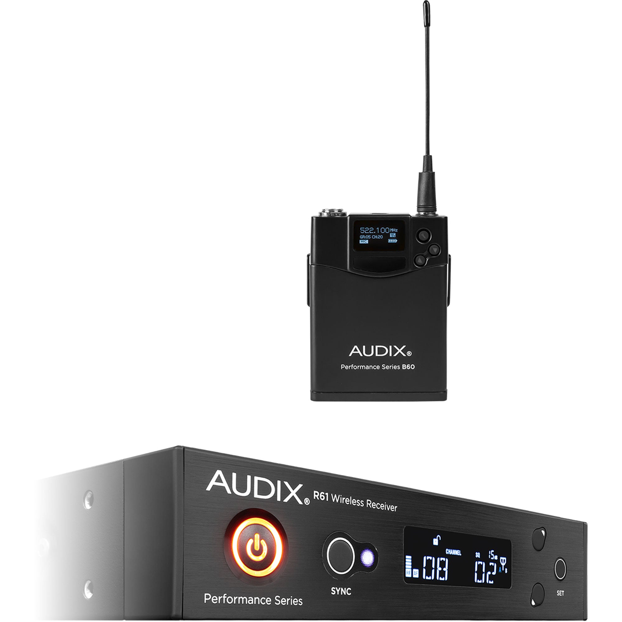 Audix AP61 BP Single-Channel Bodypack Wireless Microphone System (522-586 MHz)