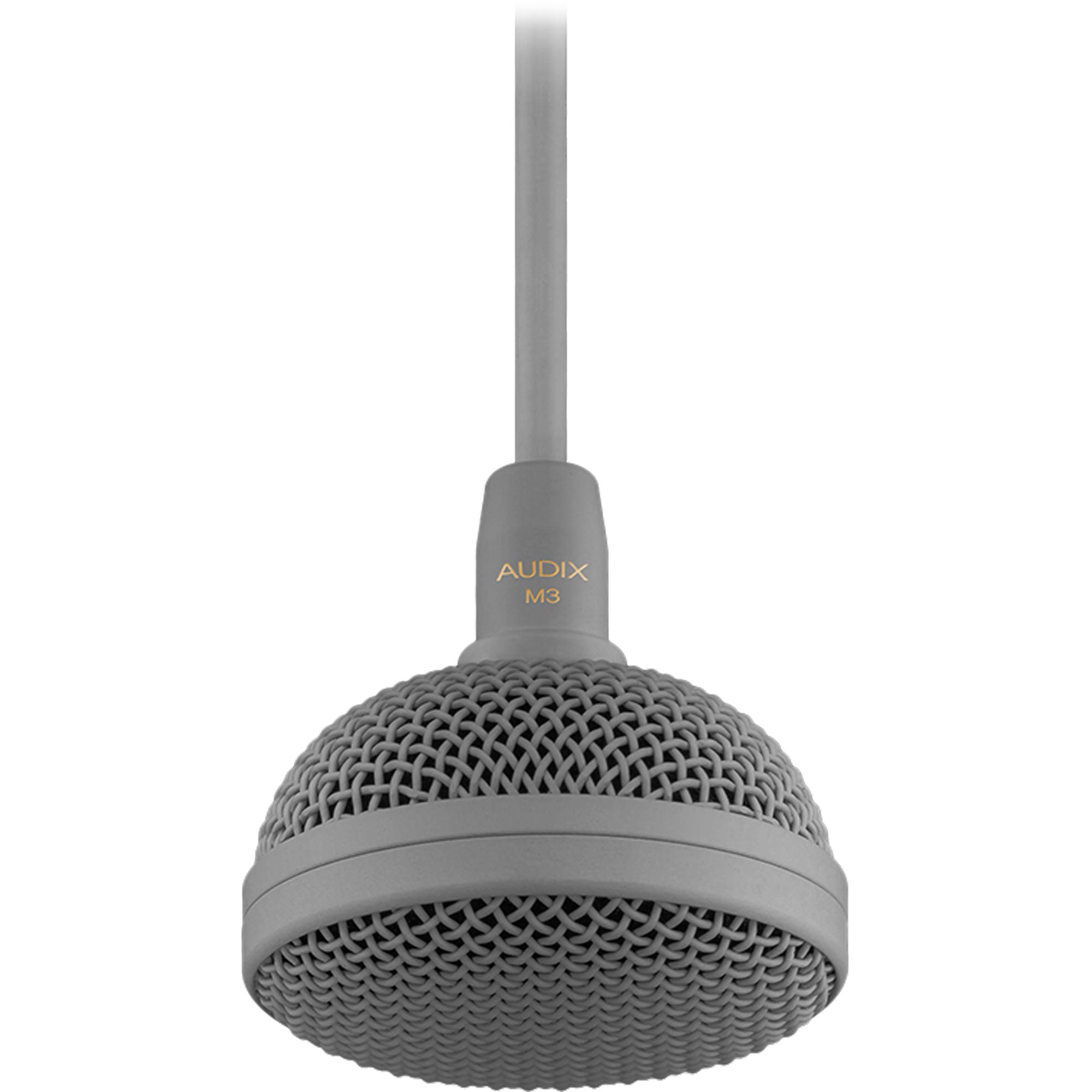 Audix M3GSERVO Tri-Element Hanging Ceiling Microphone for Servoreelers (Gray)