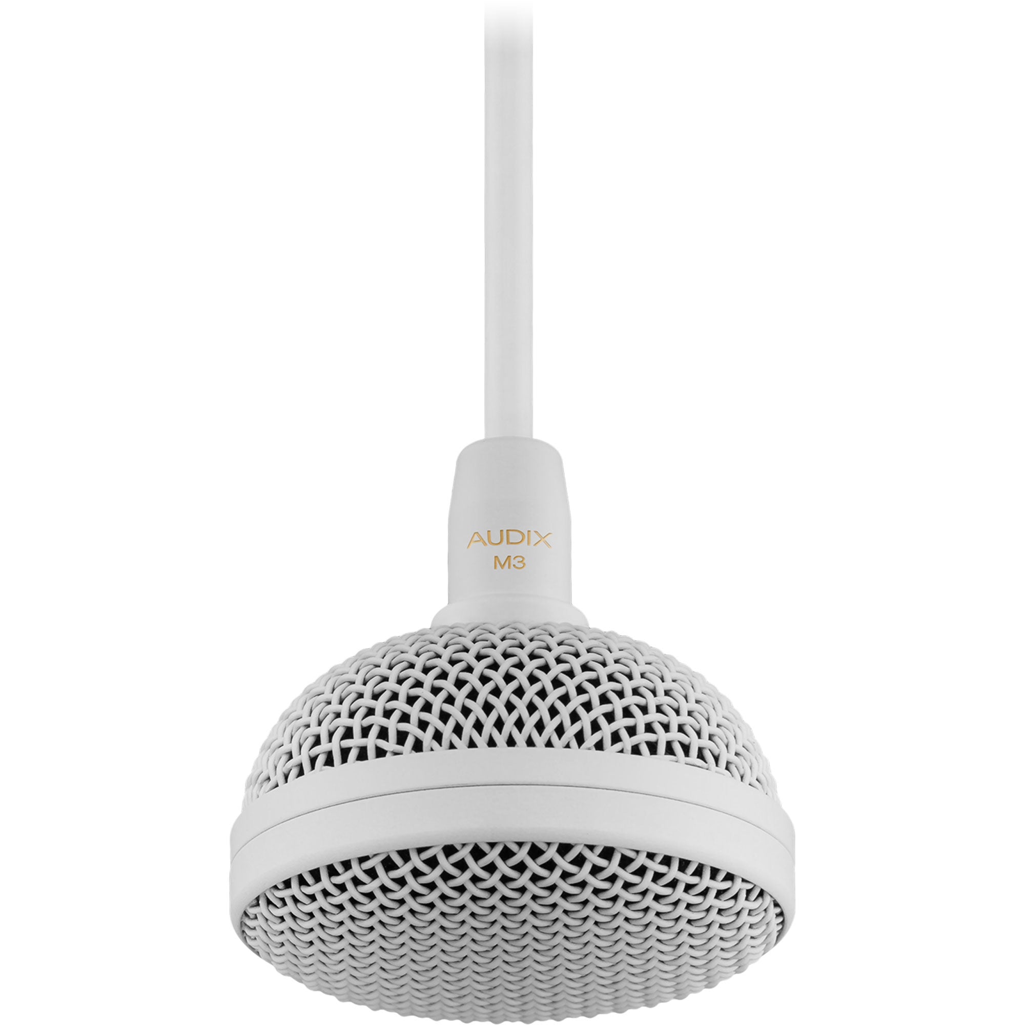 Audix M3 Tri-Element Hanging Ceiling Microphone with 6' Cable (White)