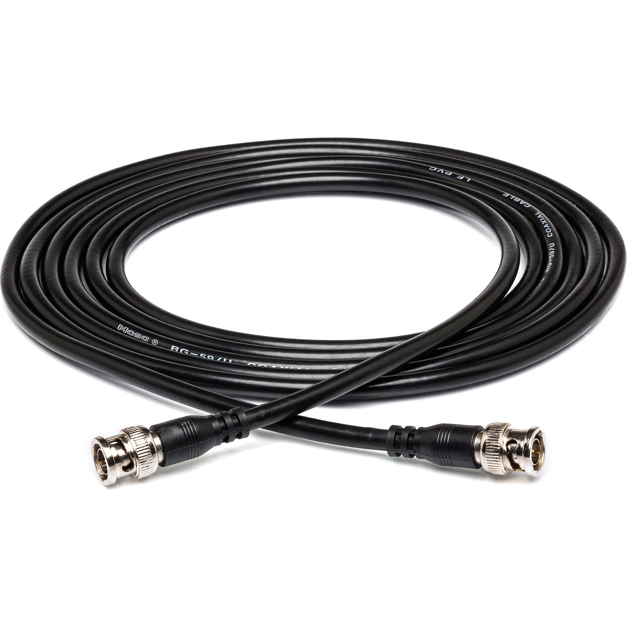 Hosa BNC-59 BNC to BNC 75-Ohm RG-59/U Coax Cable (100')