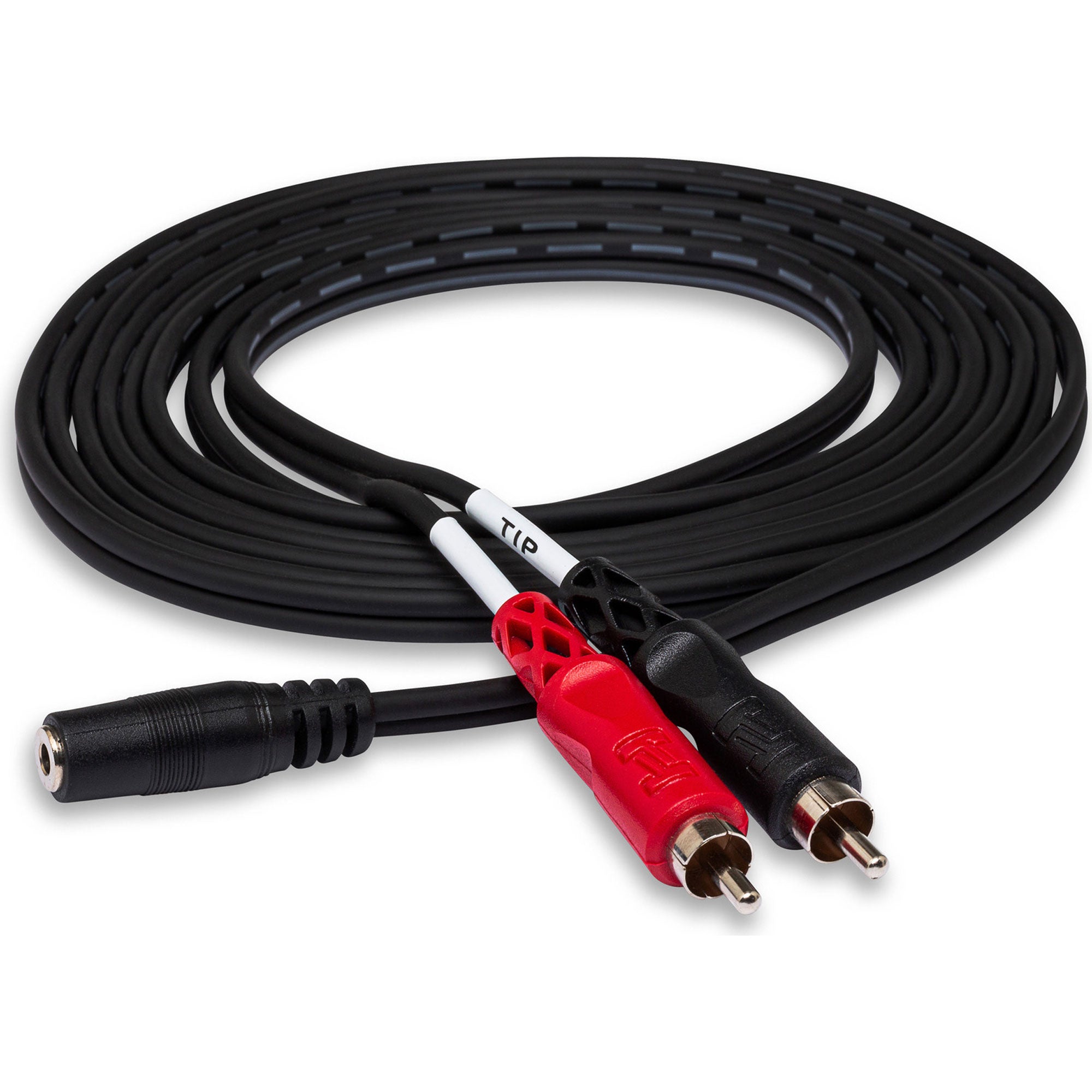 Hosa CFR-210 3.5mm TRSF to Dual RCA Stereo Breakout Cable