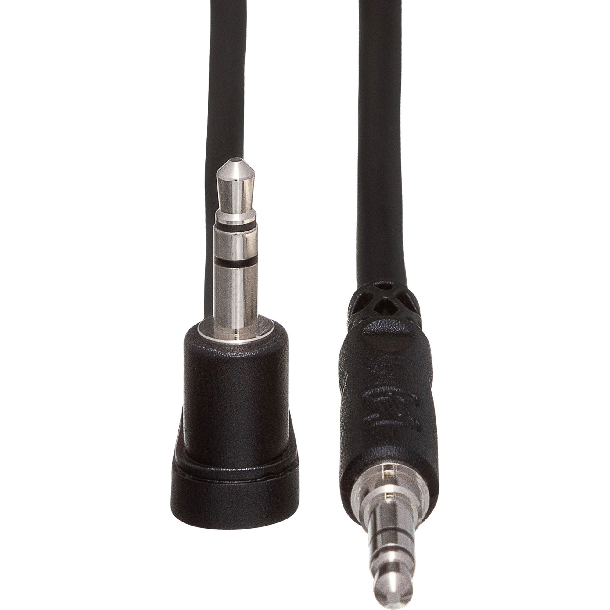 Hosa CMM-103R 3.5mm TRS to Right-Angle 3.5mm TRS Stereo Interconnect Cable (3')