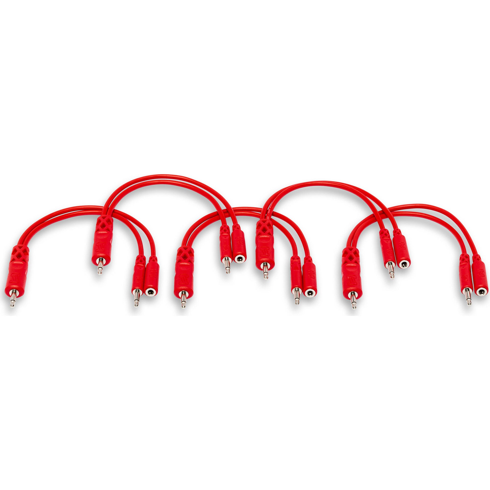 Hosa CMM-515Y Hopscotch Patch Cables (0.5', Pack of 5)