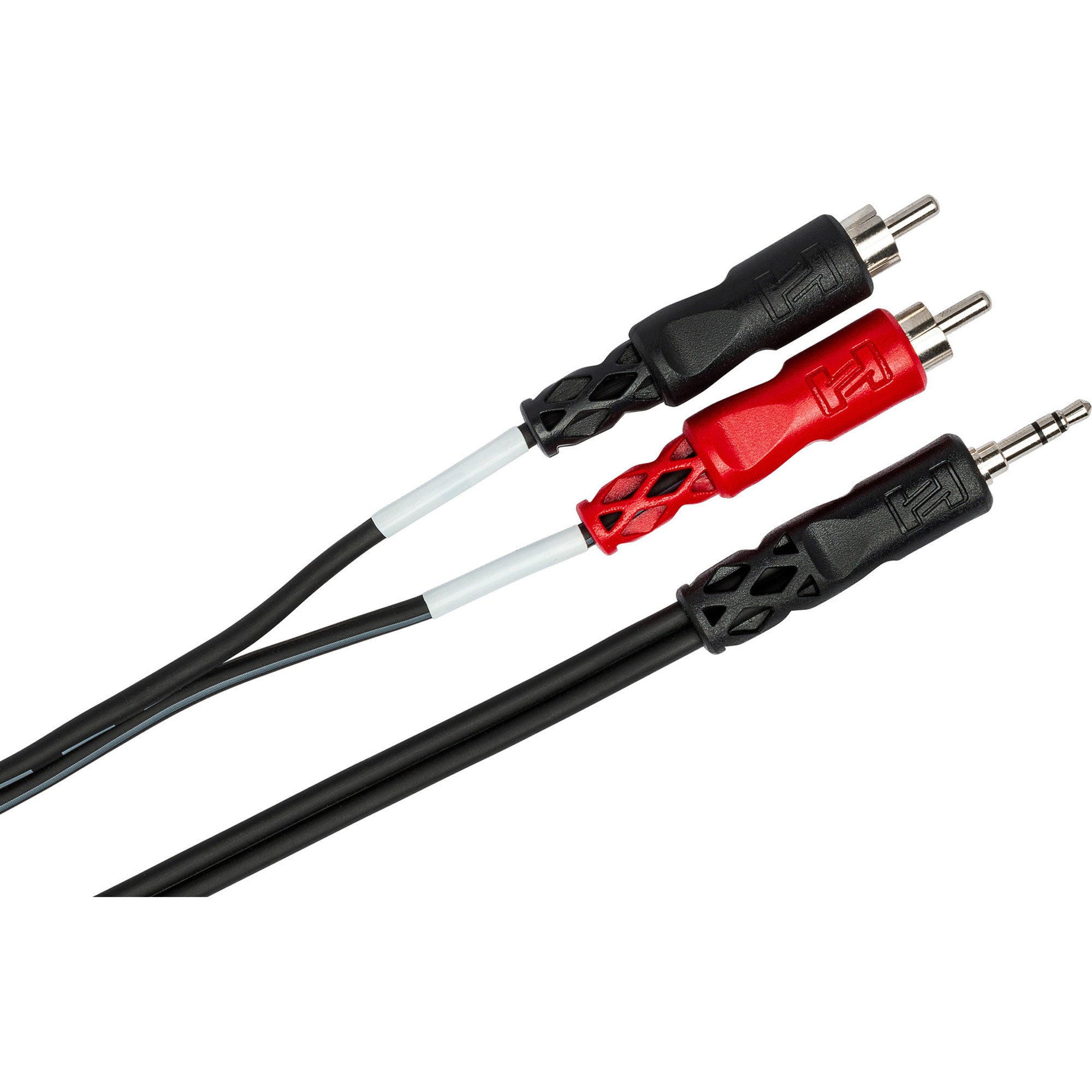 Hosa CMR-225 3.5mm TRS to Dual RCA Stereo Breakout Cable (25')